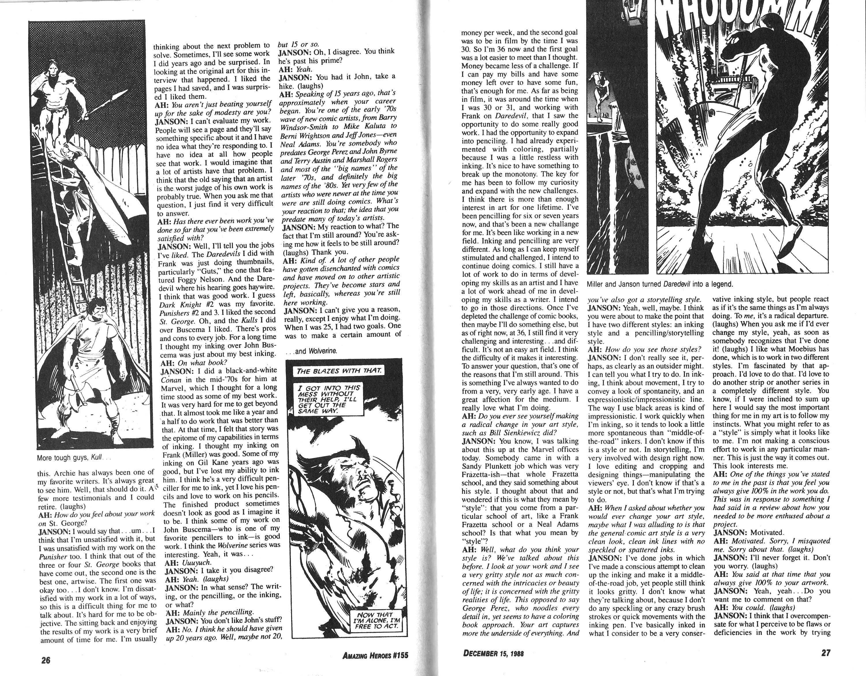 Read online Amazing Heroes comic -  Issue #155 - 14
