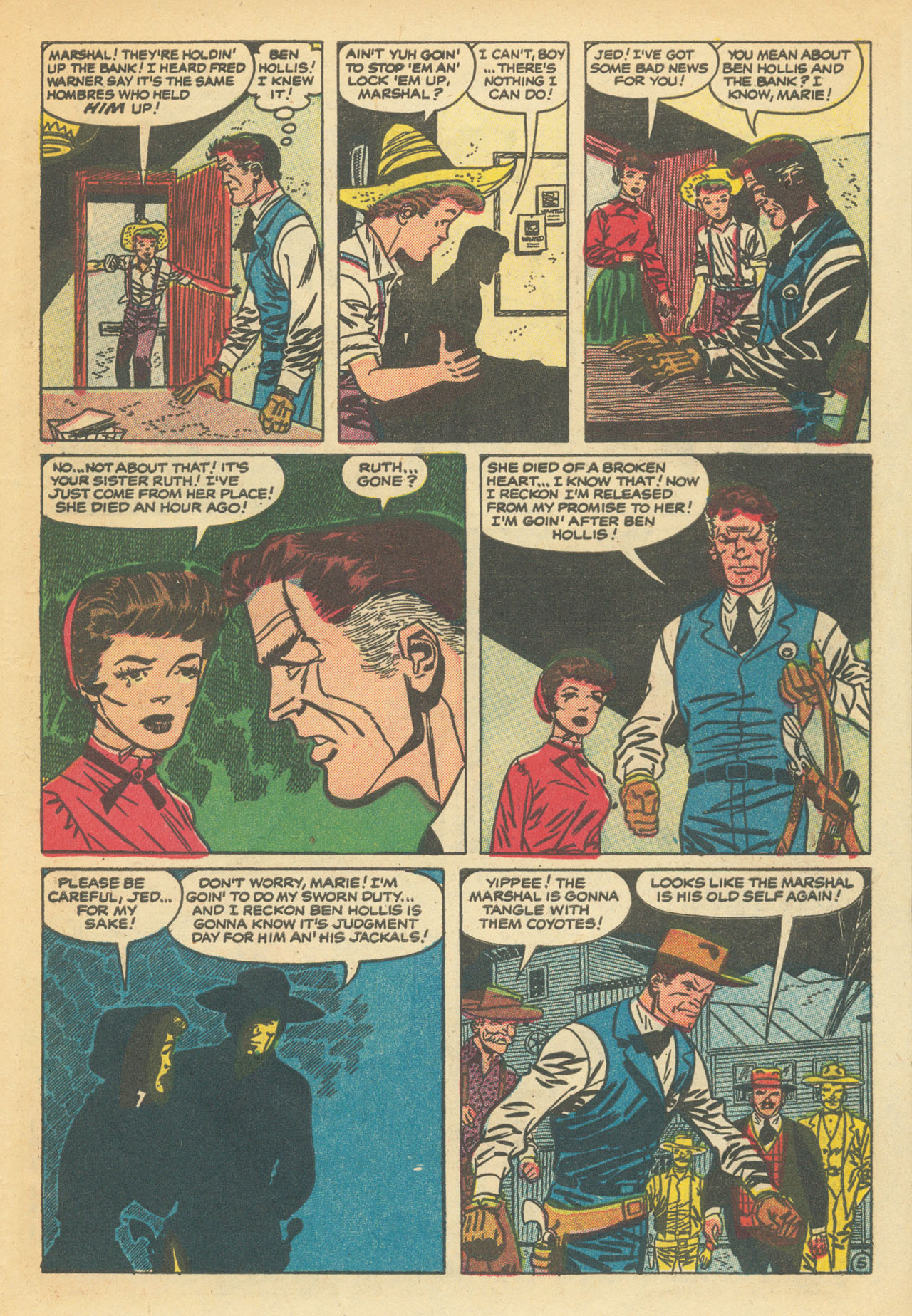Read online Western Outlaws (1954) comic -  Issue #9 - 31