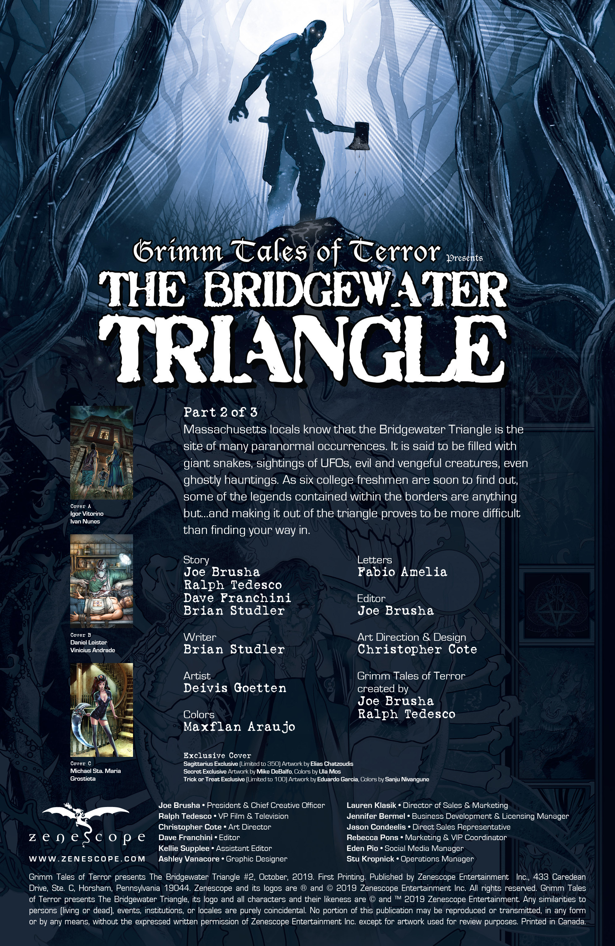 Read online Grimm Tales Of Terror: The Bridgewater Triangle comic -  Issue #2 - 2