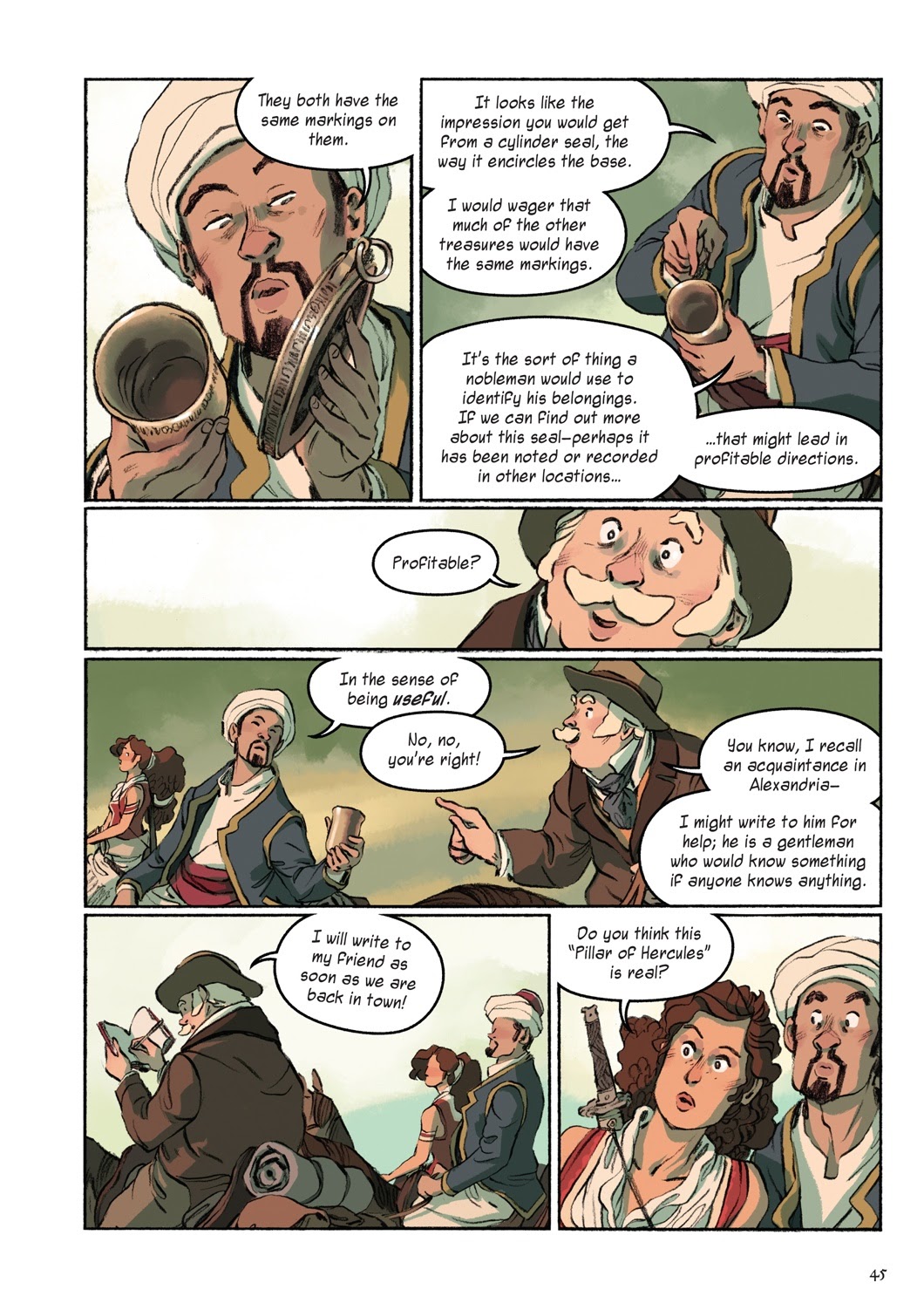 Read online Delilah Dirk and the Pillars of Hercules comic -  Issue # TPB (Part 1) - 46