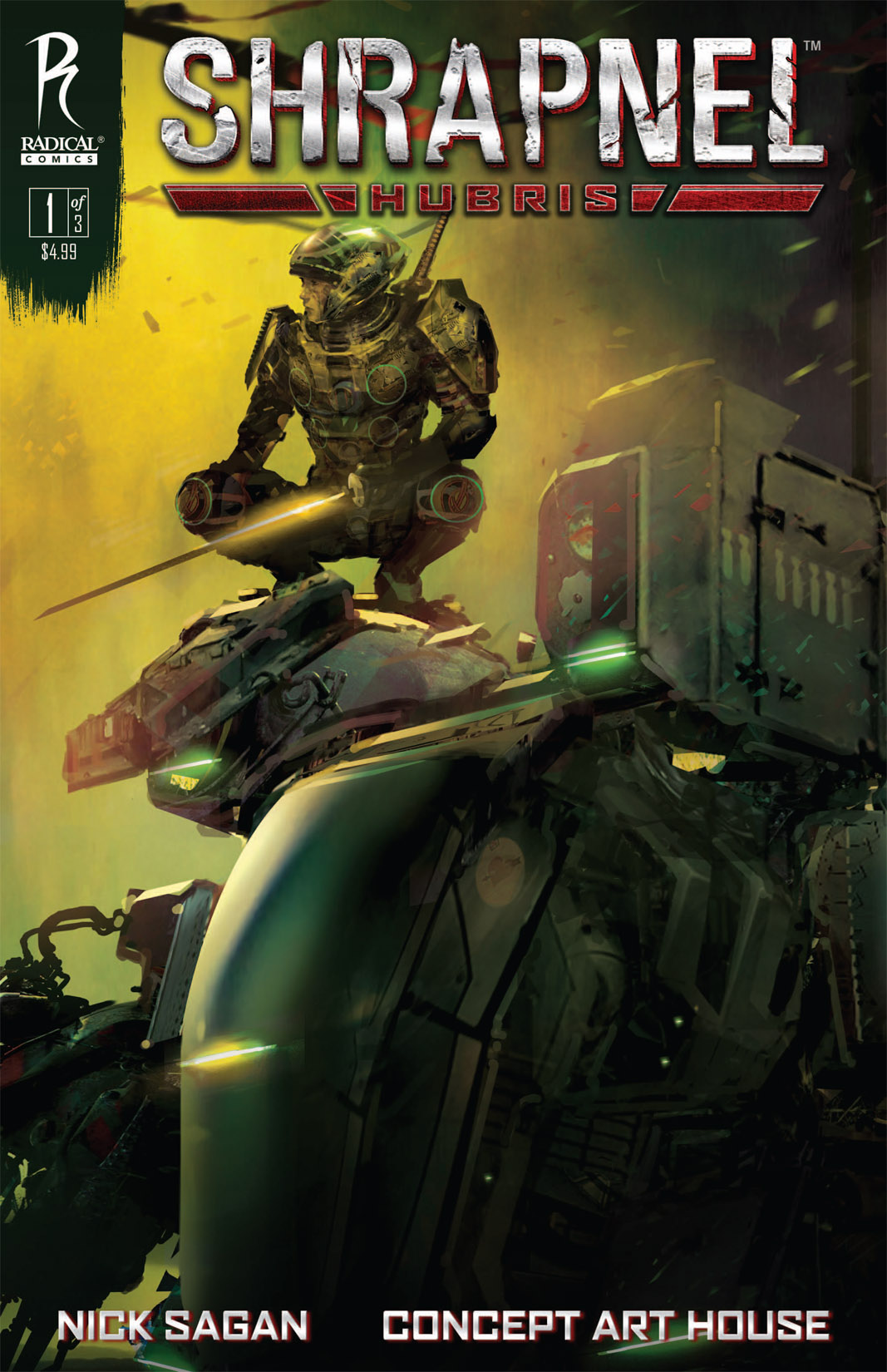 Read online Shrapnel: Hubris comic -  Issue #1 - 1