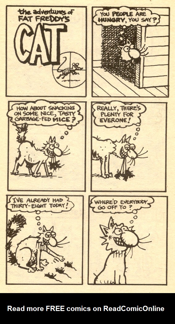 Read online Adventures of Fat Freddy's Cat comic -  Issue #3 - 34