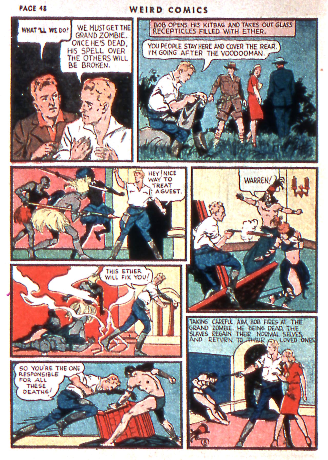 Read online Weird Comics comic -  Issue #4 - 50