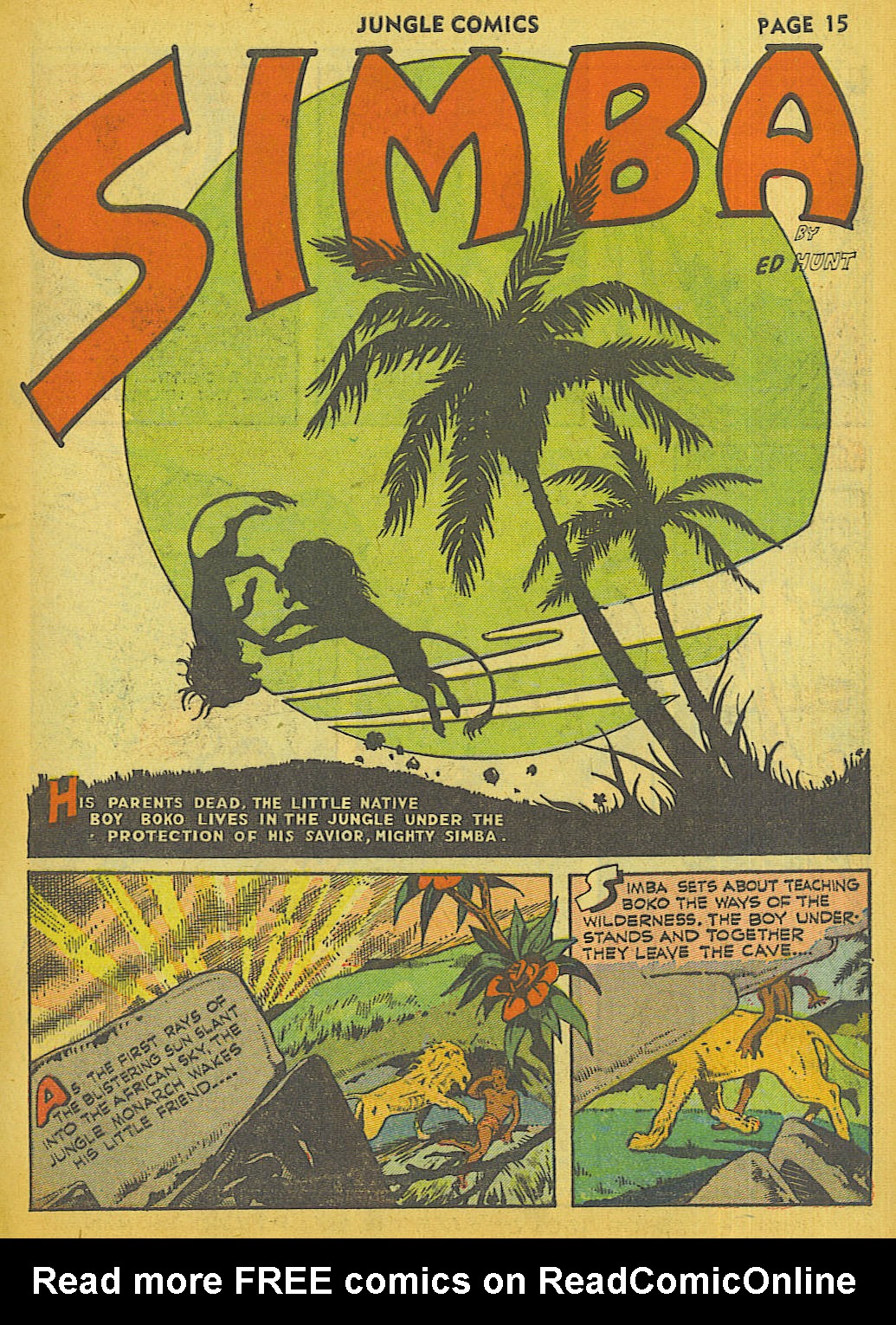 Read online Jungle Comics comic -  Issue #27 - 17