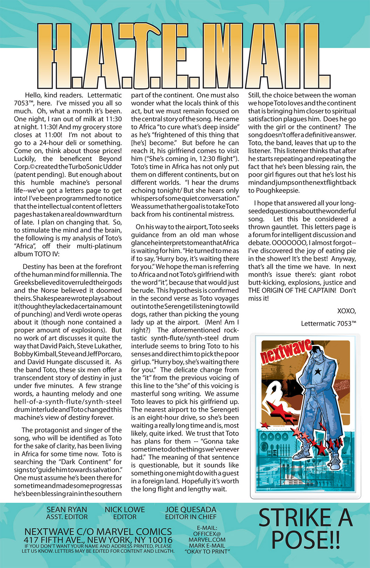 Read online Nextwave: Agents Of H.A.T.E. comic -  Issue #3 - 25