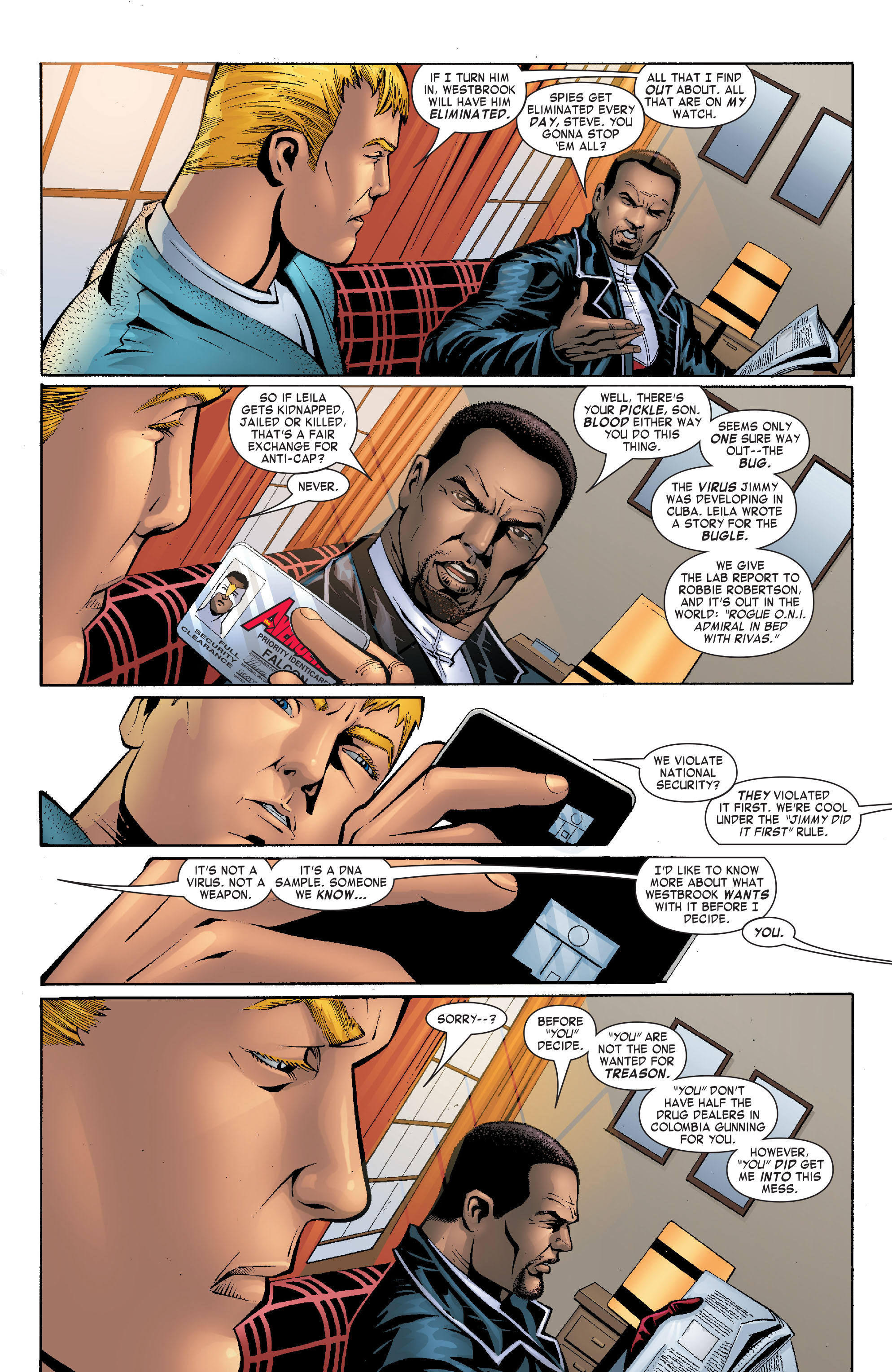 Read online Captain America & the Falcon comic -  Issue #7 - 15