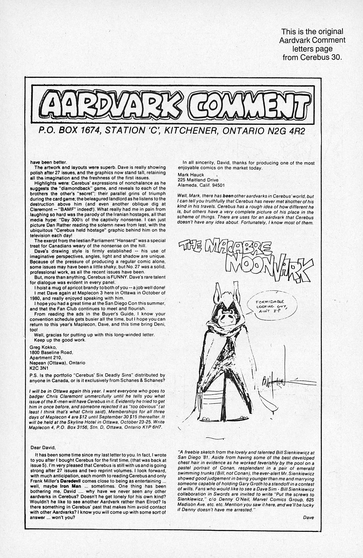 Read online Cerebus comic -  Issue #30 - 28