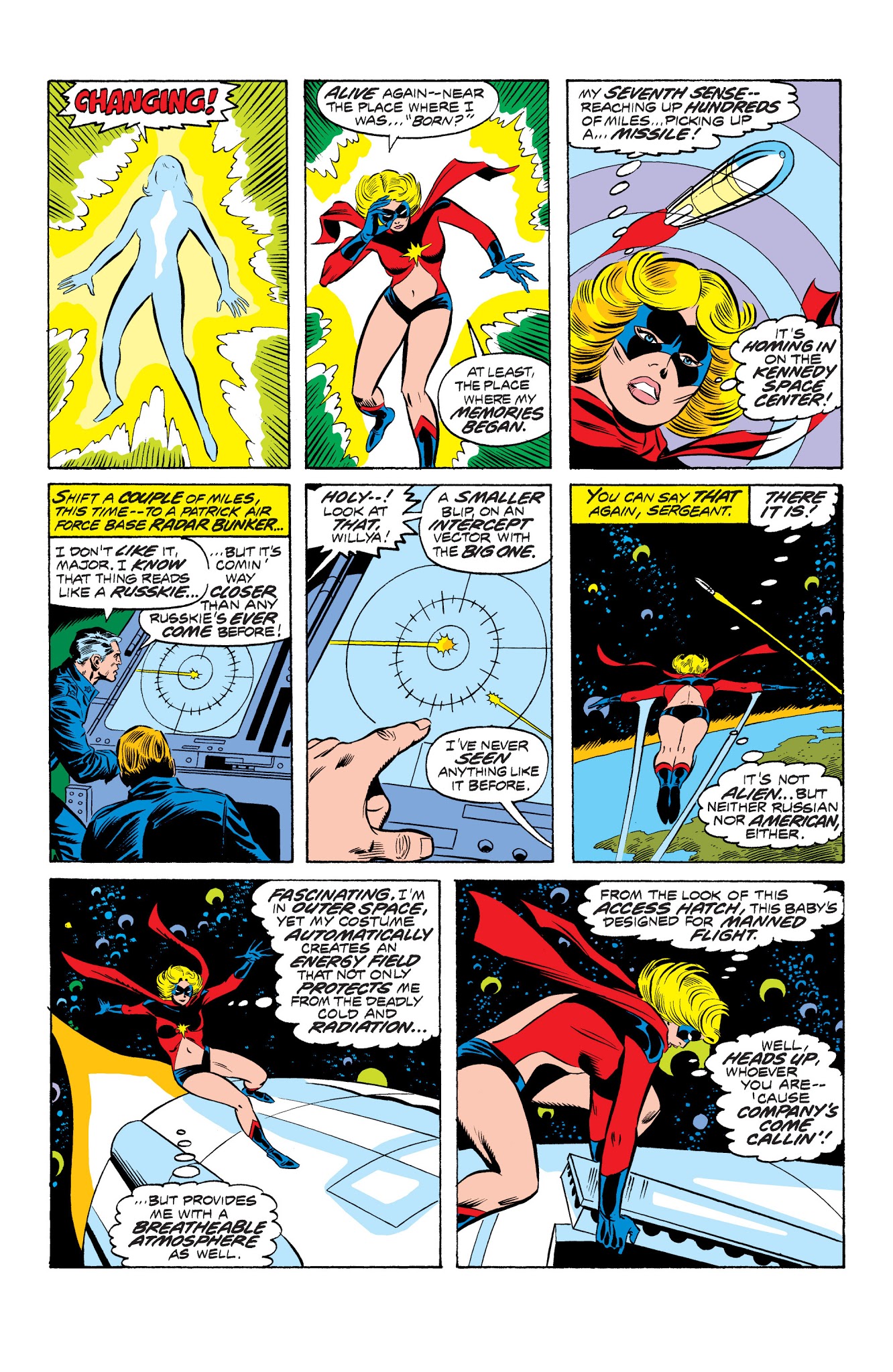 Read online Marvel Masterworks: Ms. Marvel comic -  Issue # TPB 1 - 56