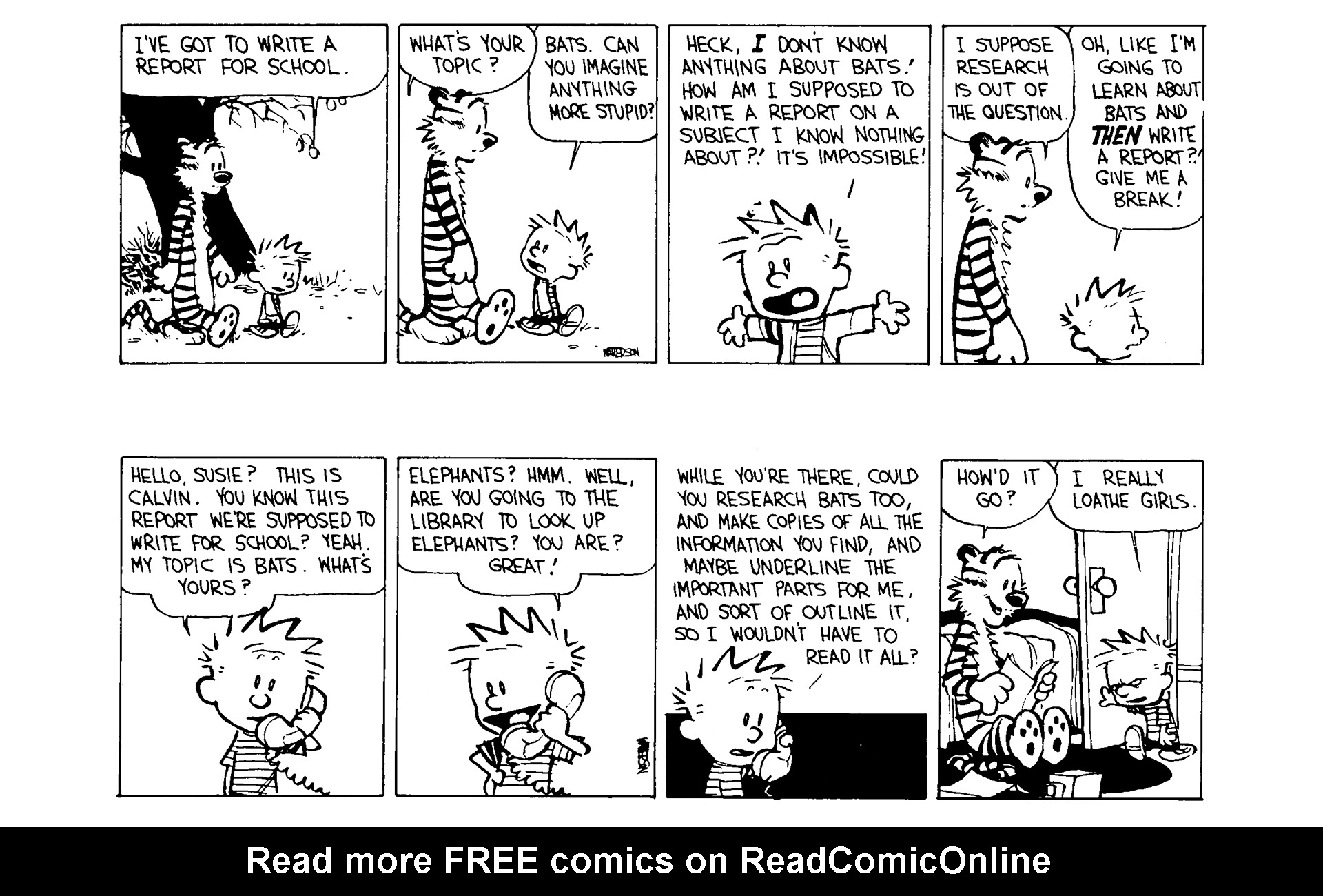 Read online Calvin and Hobbes comic -  Issue #6 - 32