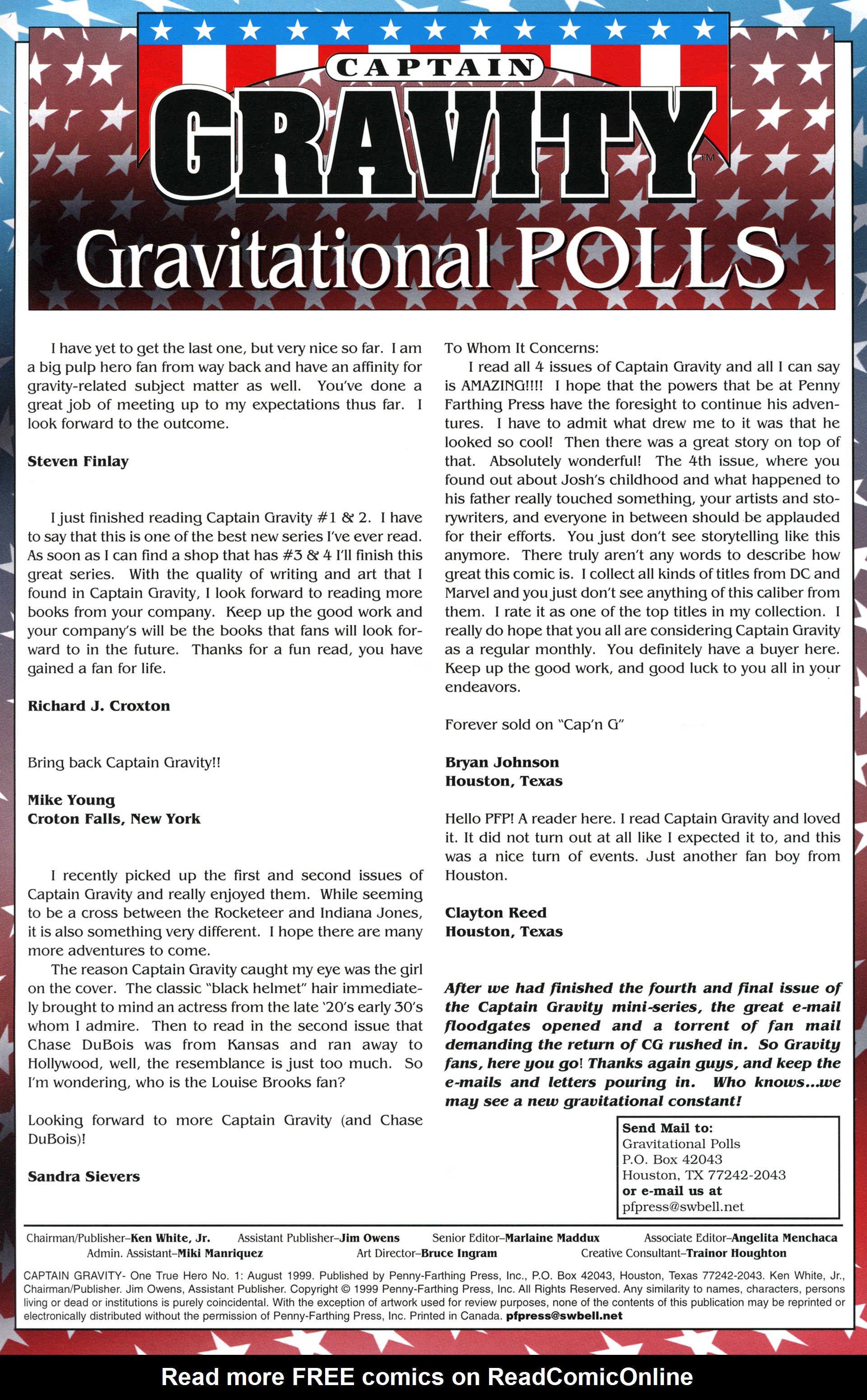 Read online Captain Gravity: One True Hero comic -  Issue # Full - 26