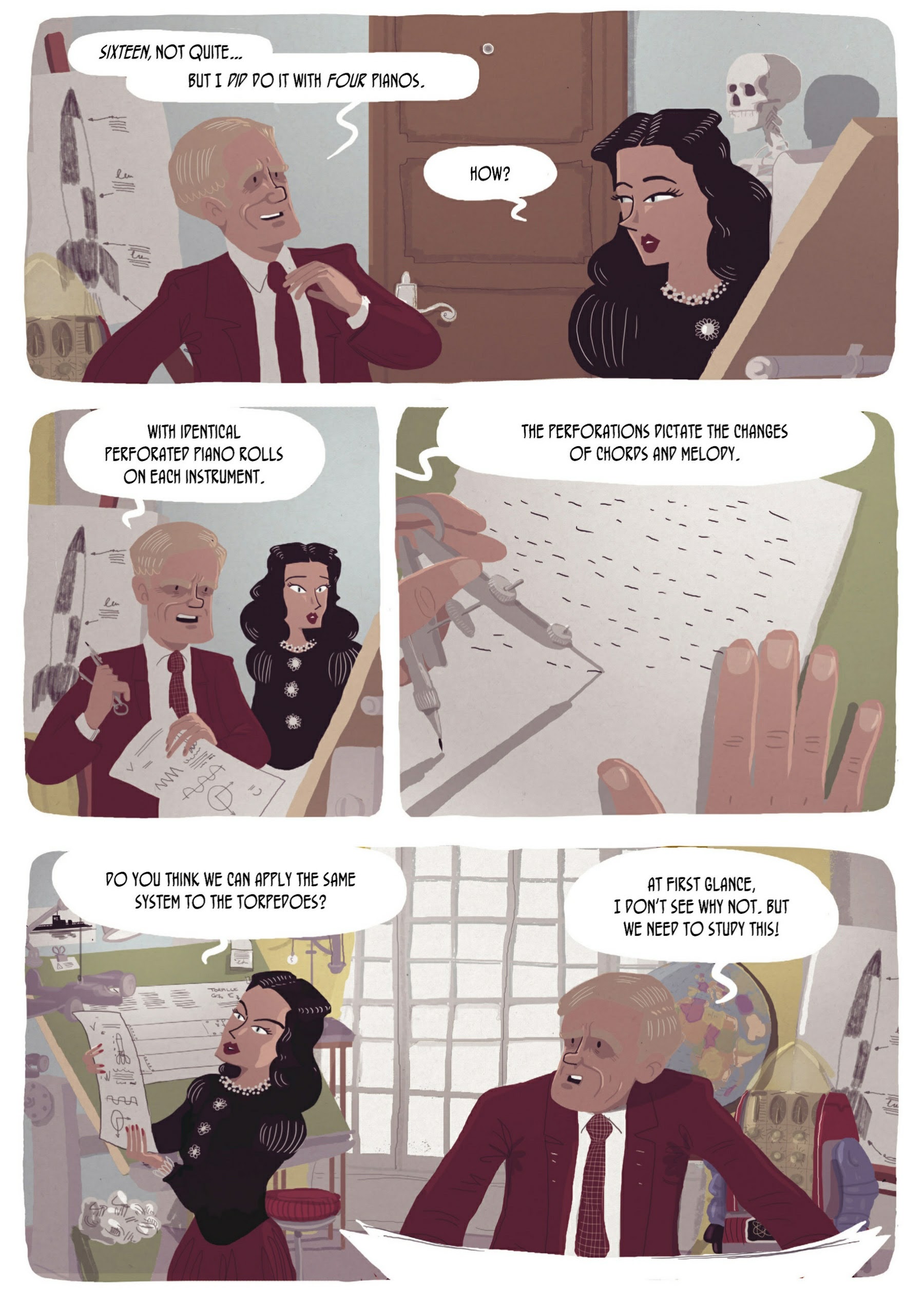 Read online Hedy Lamarr: An Incredible Life comic -  Issue # TPB (Part 2) - 16