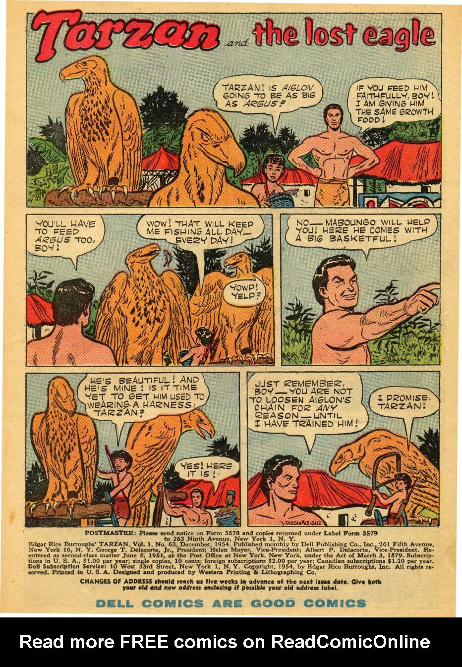 Read online Tarzan (1948) comic -  Issue #63 - 3