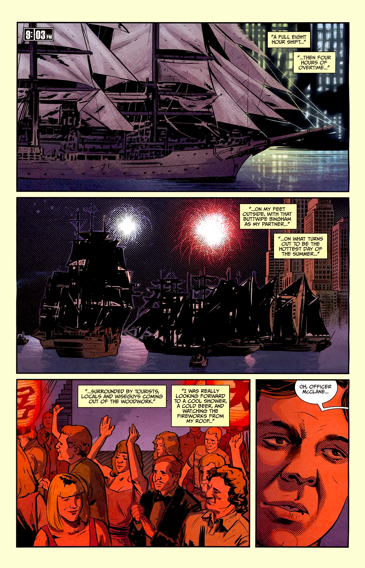 Read online Die Hard: Year One comic -  Issue #3 - 14