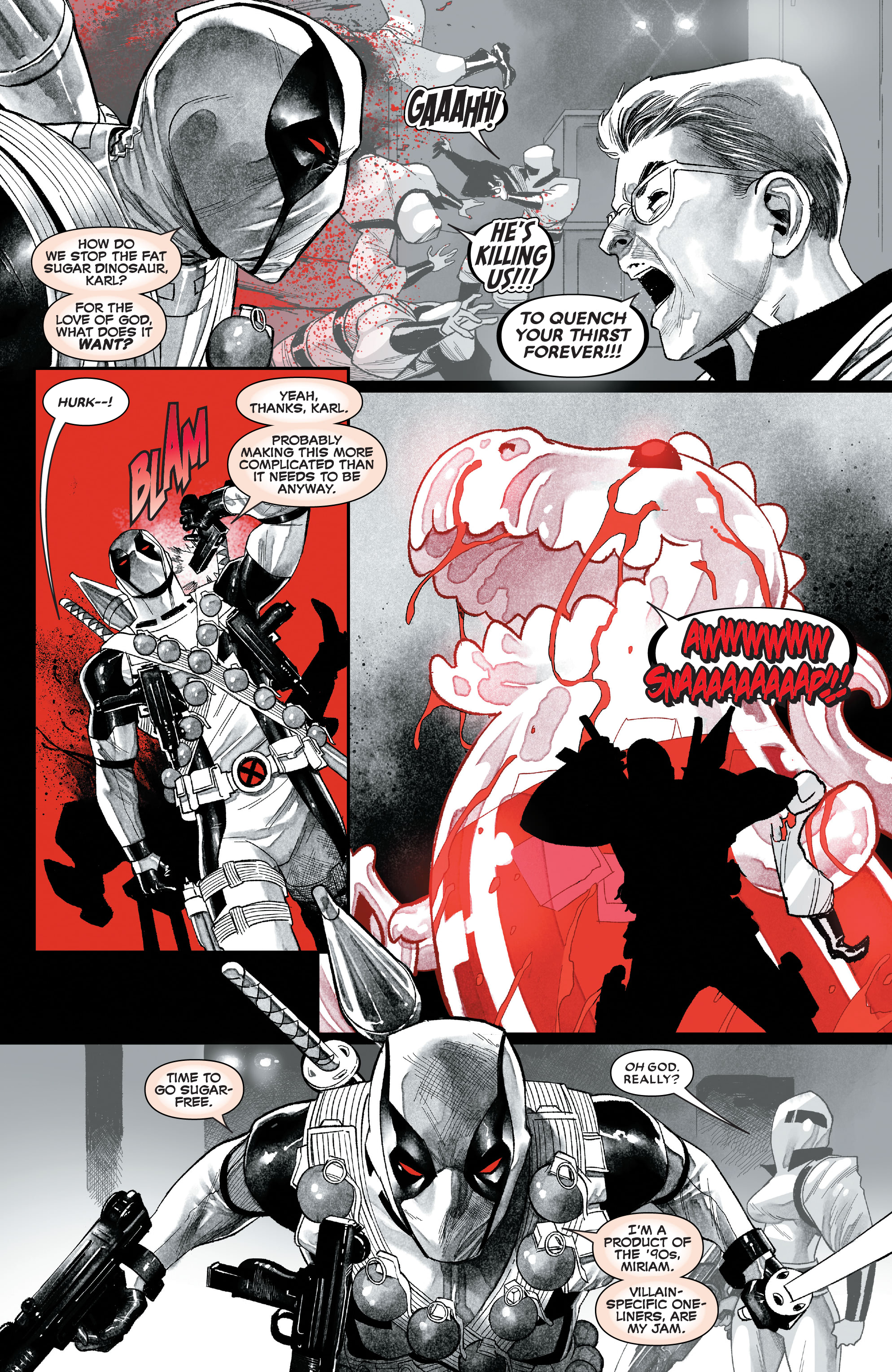 Read online Deadpool: Black, White & Blood comic -  Issue #4 - 8