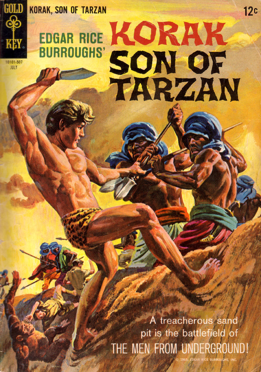 Read online Korak, Son of Tarzan (1964) comic -  Issue #9 - 1