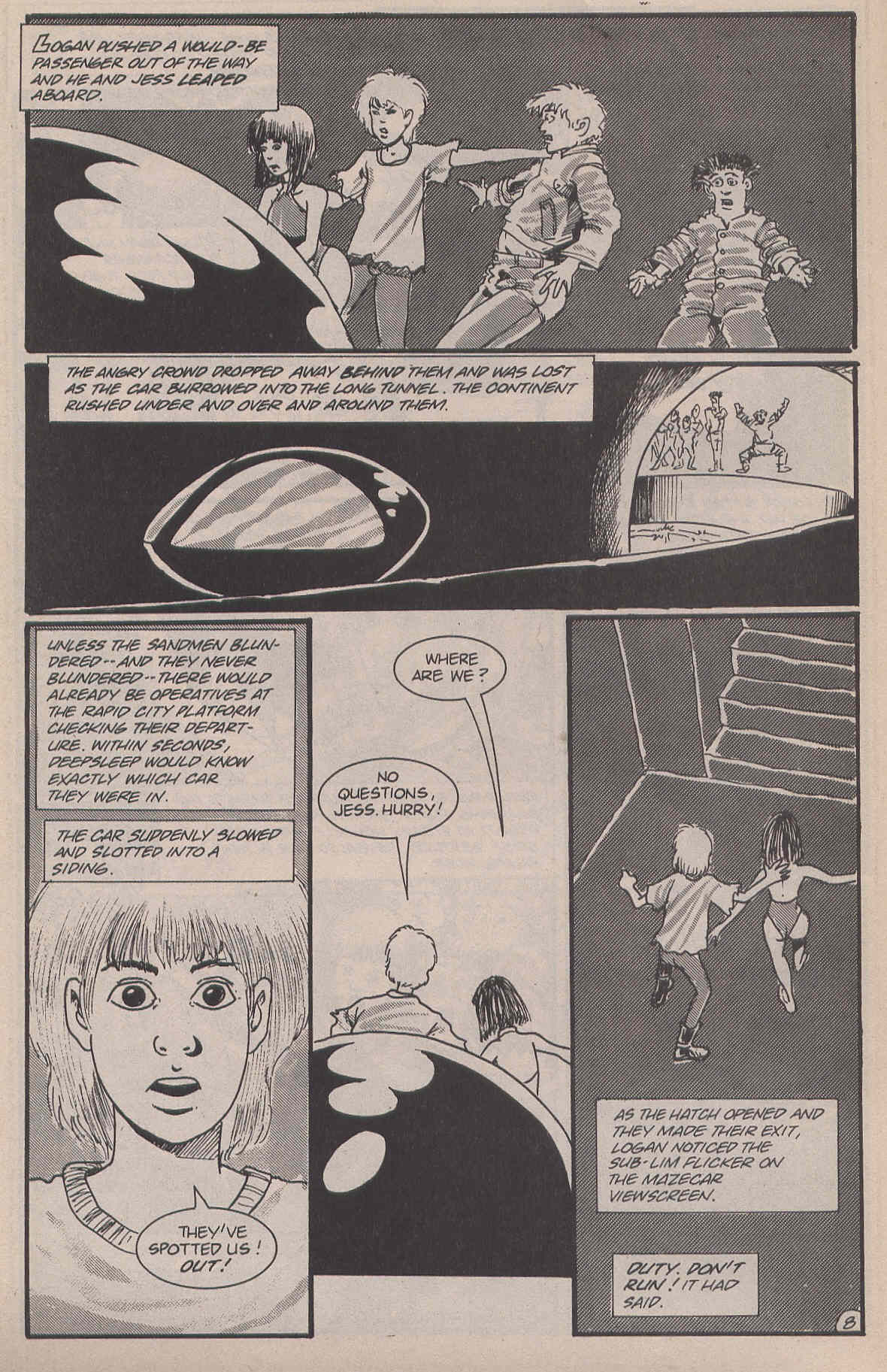 Read online Logan's Run (1990) comic -  Issue #5 - 10