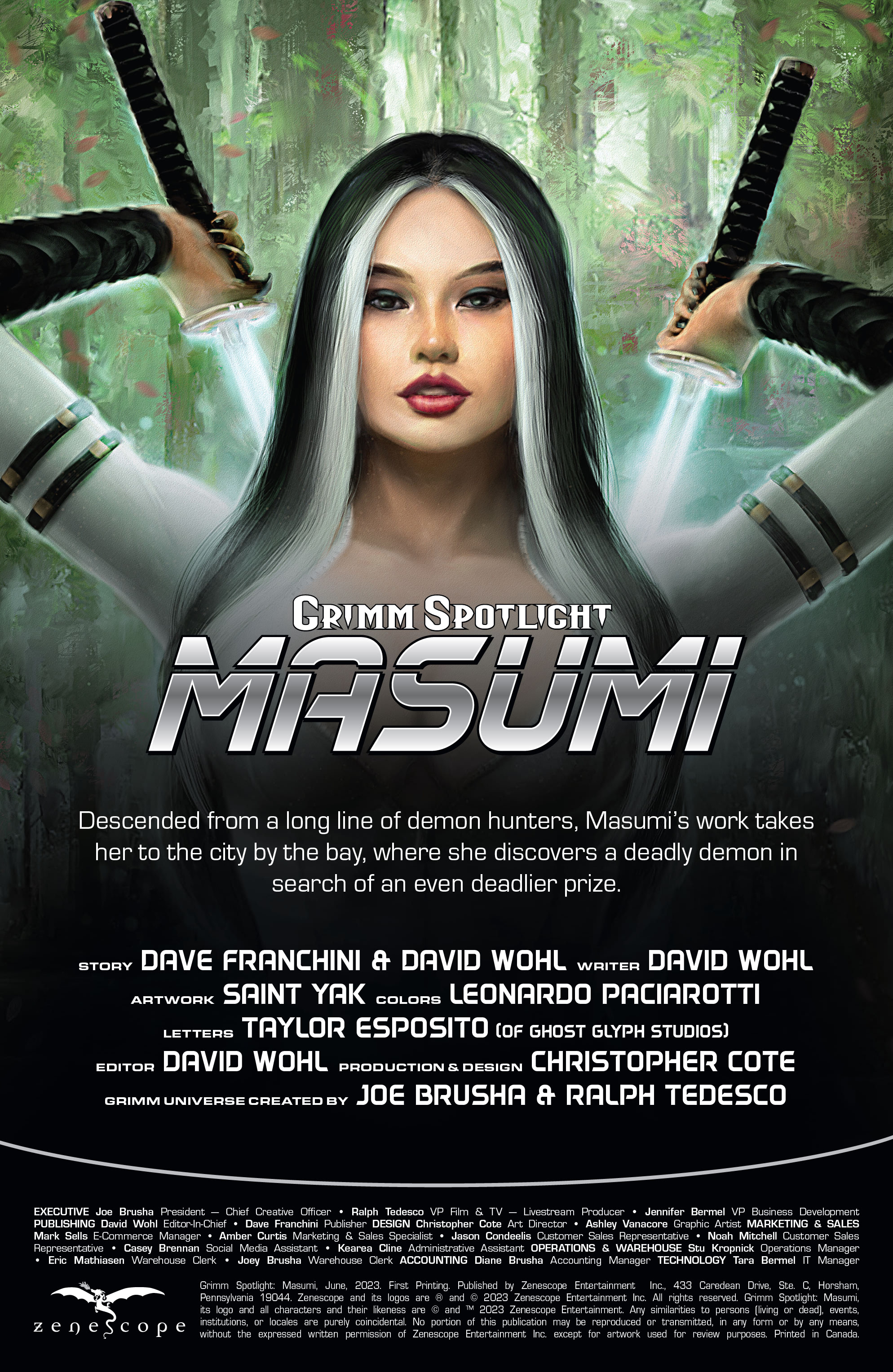 Read online Grimm Spotlight: Masumi comic -  Issue # Full - 2