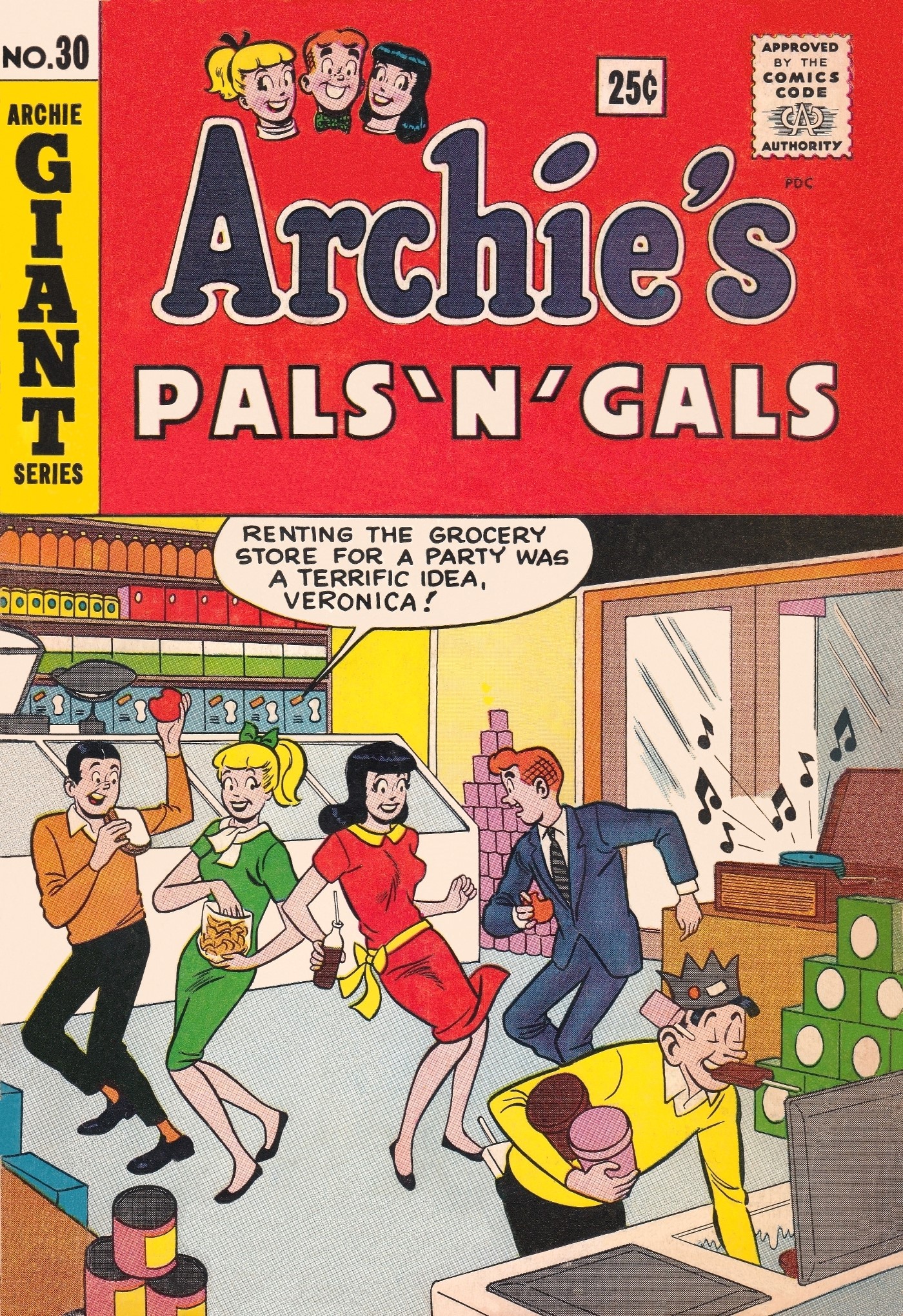 Read online Archie's Pals 'N' Gals (1952) comic -  Issue #30 - 1