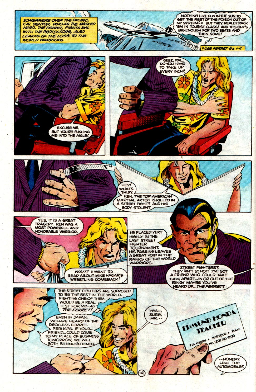 Read online Street Fighter (1991) comic -  Issue #3 - 14