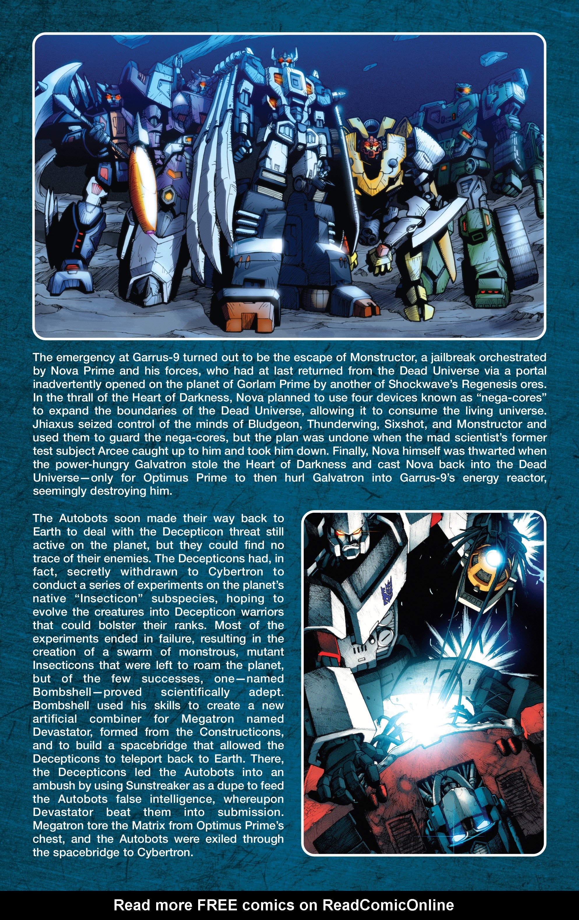 Read online Transformers: Historia comic -  Issue # Full - 20