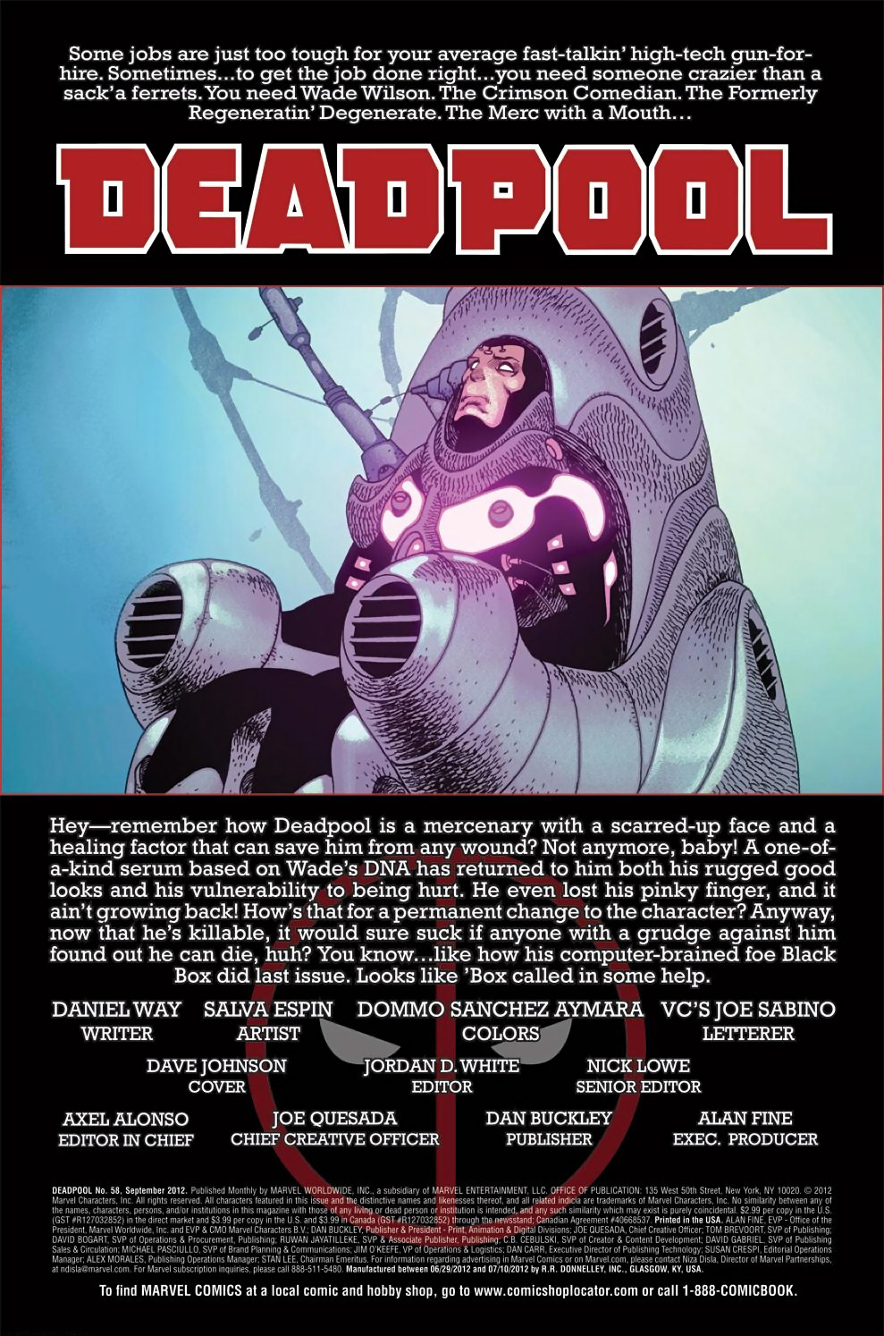 Read online Deadpool (2008) comic -  Issue #58 - 2
