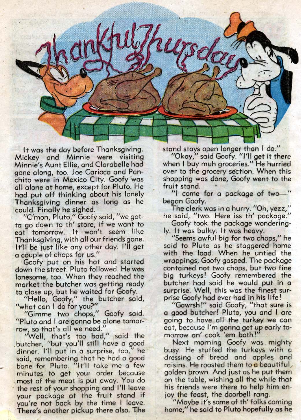 Read online Walt Disney's Comics and Stories comic -  Issue #87 - 34