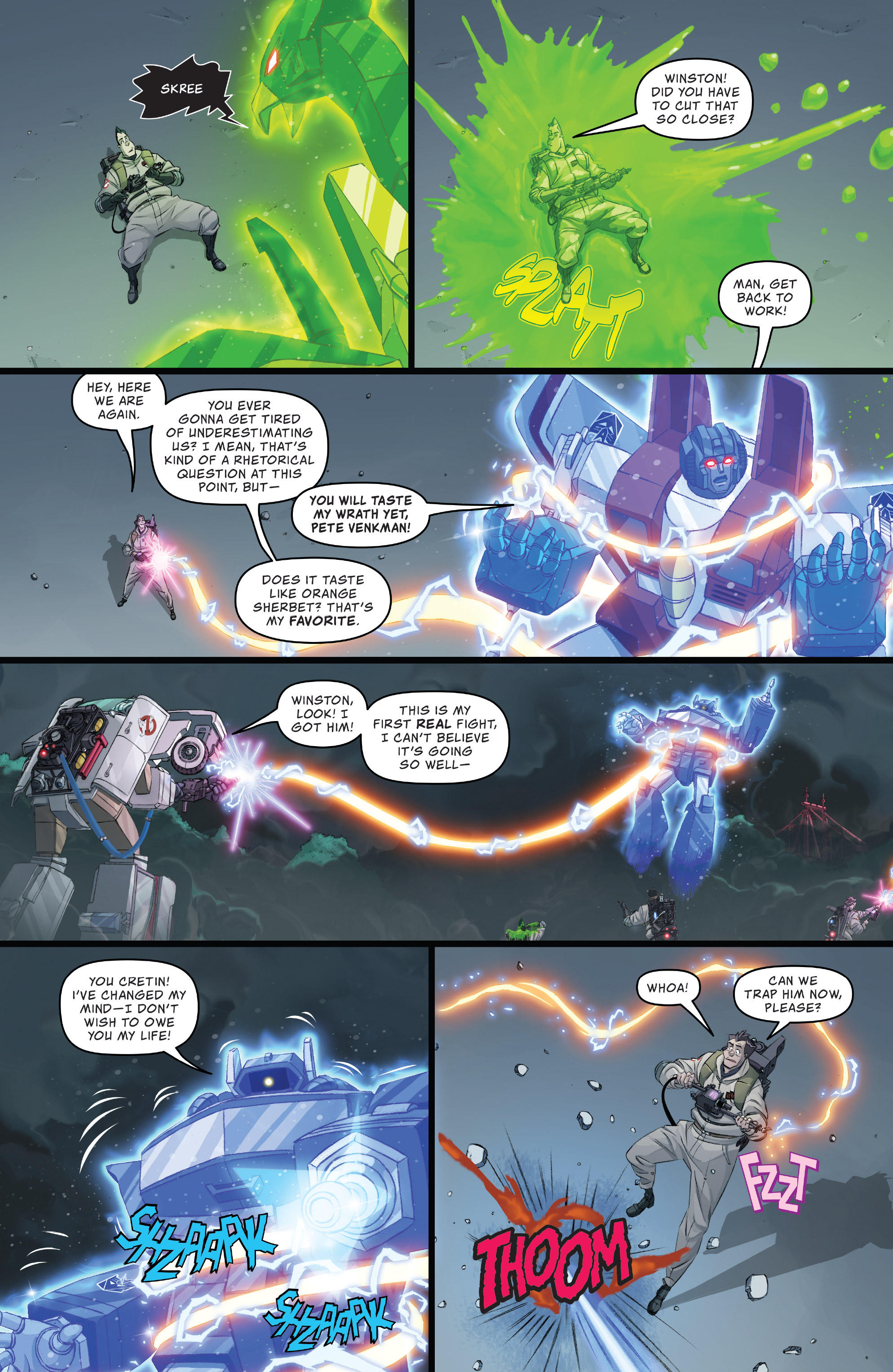 Read online Transformers/Ghostbusters comic -  Issue #5 - 10