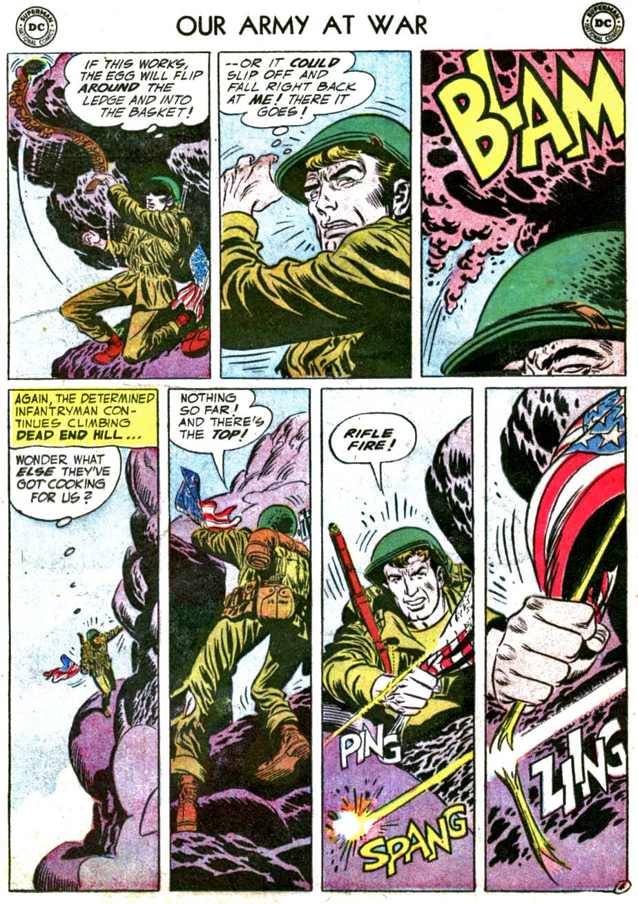 Read online Our Army at War (1952) comic -  Issue #38 - 15