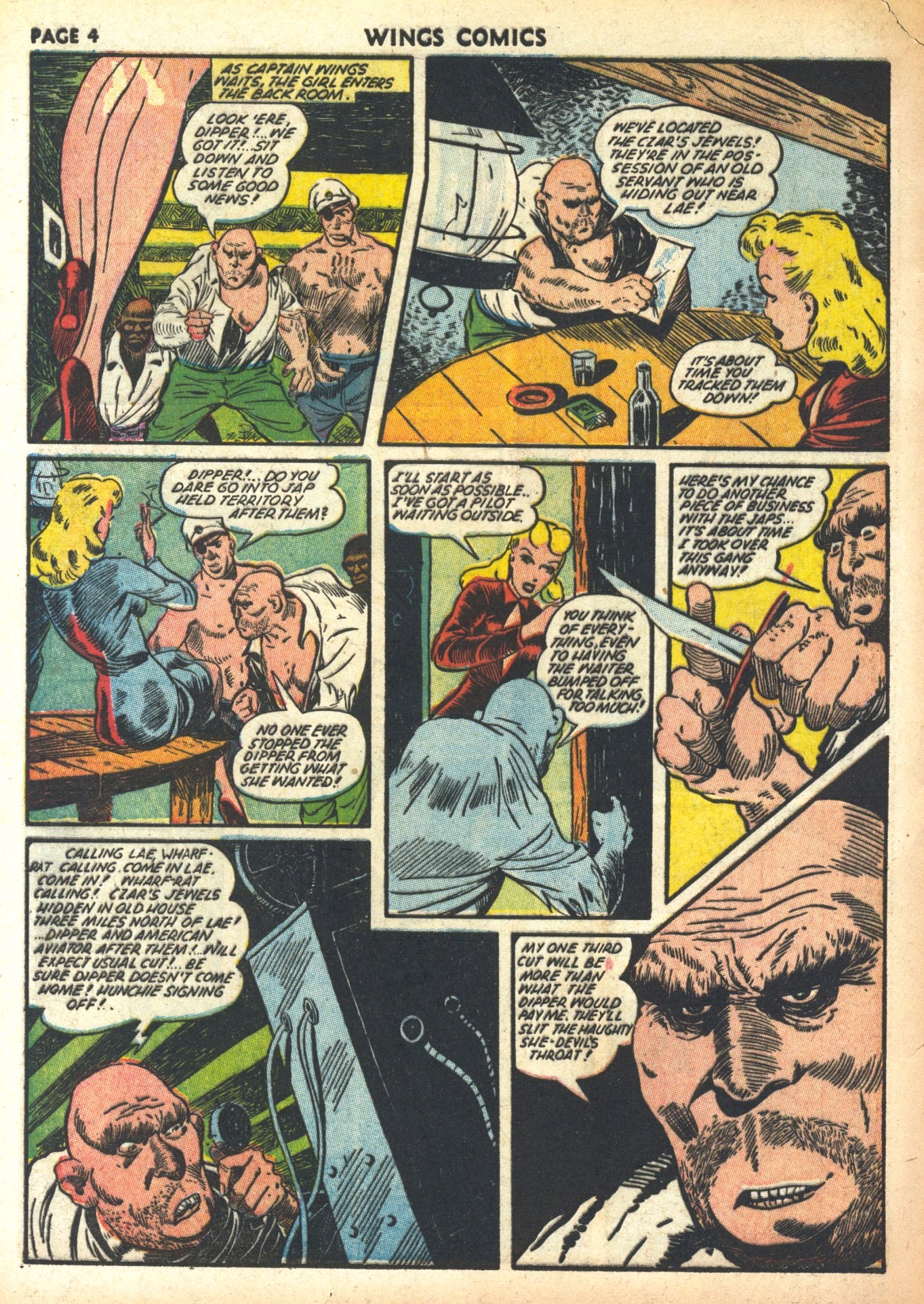 Read online Wings Comics comic -  Issue #30 - 6