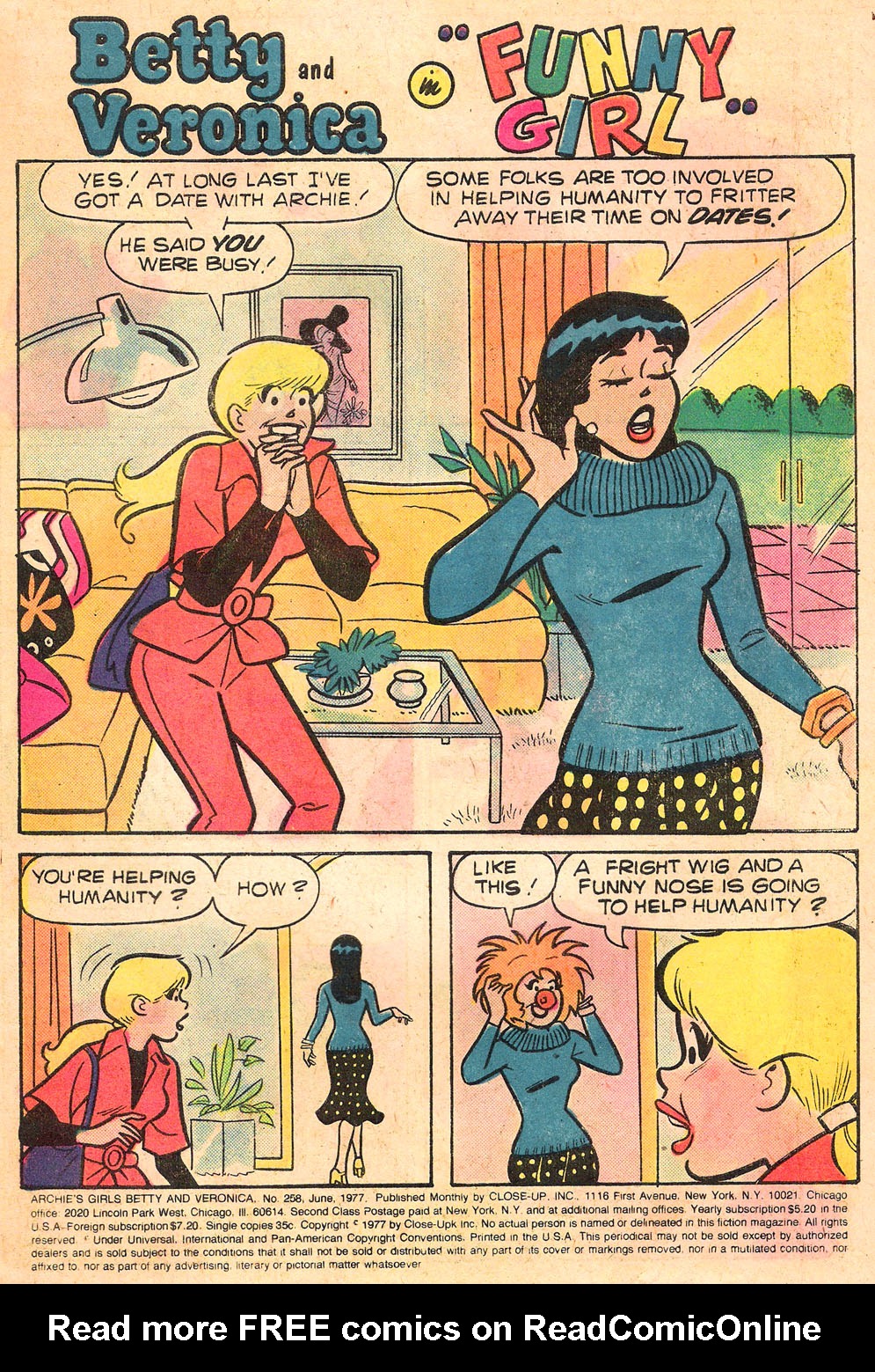 Read online Archie's Girls Betty and Veronica comic -  Issue #258 - 3