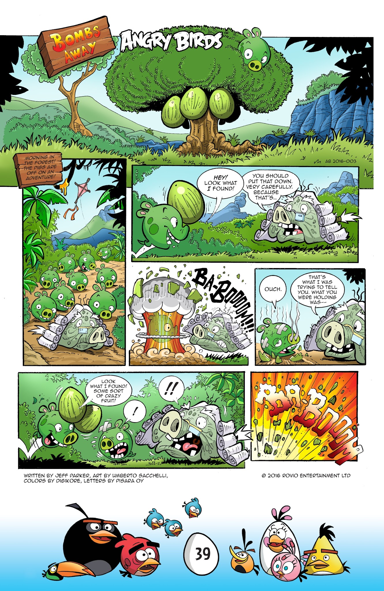 Read online Angry Birds Comics Quarterly comic -  Issue # Issue Monsters and Mistletoe - 41