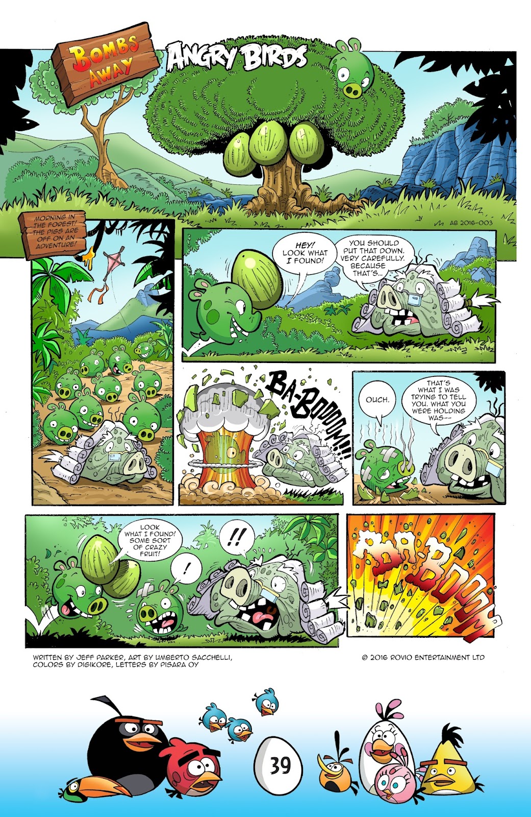 Angry Birds Comics Quarterly issue Issue Monsters and Mistletoe - Page 41