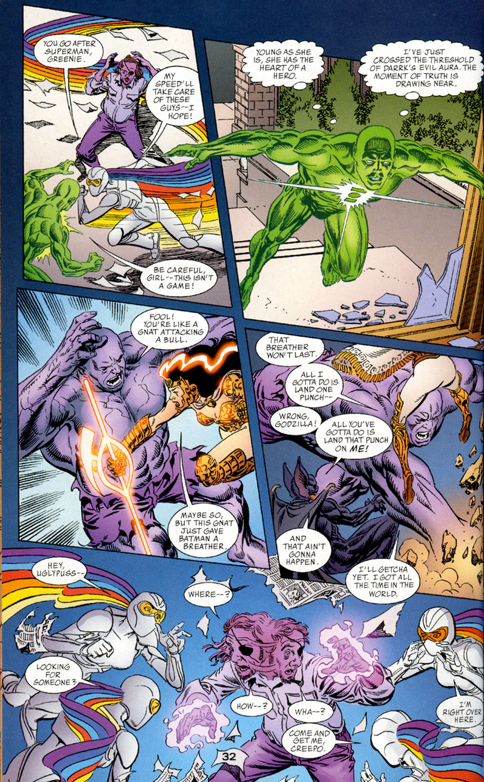 Read online Just Imagine Stan Lee With Jerry Ordway Creating JLA comic -  Issue # Full - 34