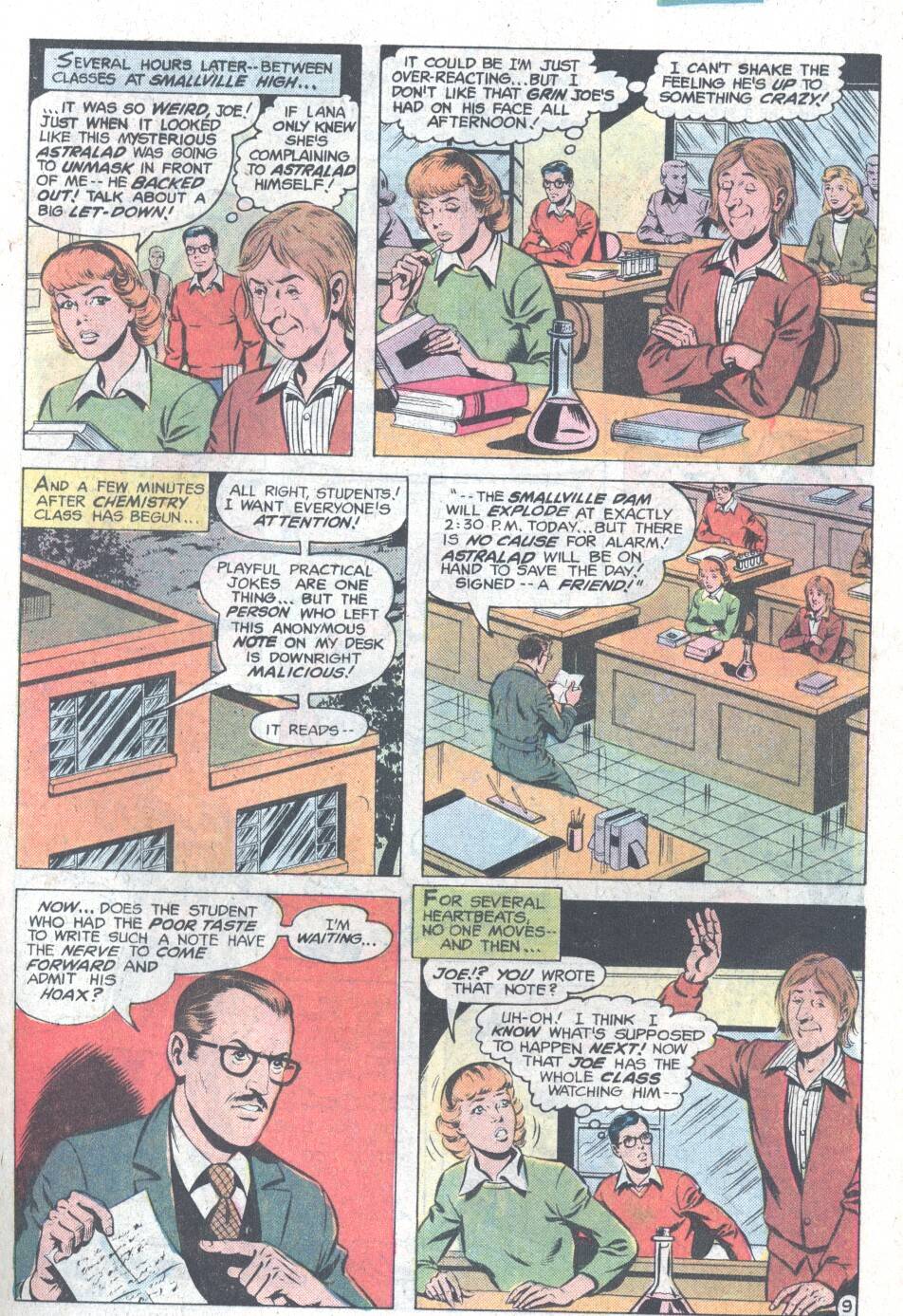 The New Adventures of Superboy 4 Page 9
