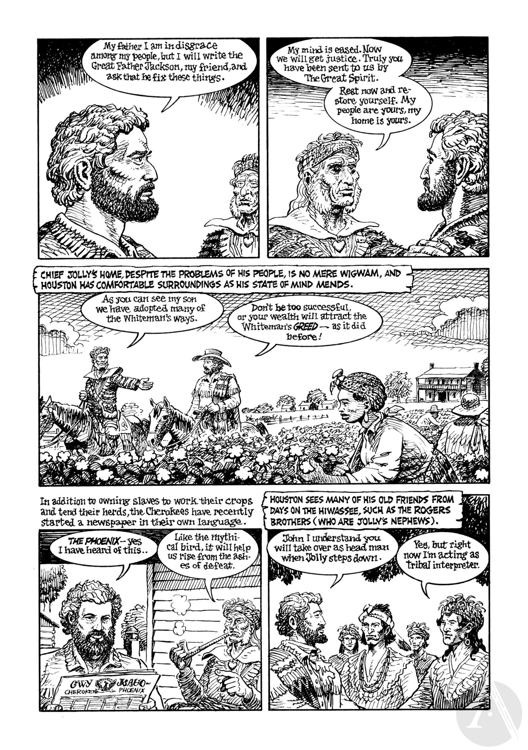 Read online Indian Lover: Sam Houston & the Cherokees comic -  Issue # TPB - 47