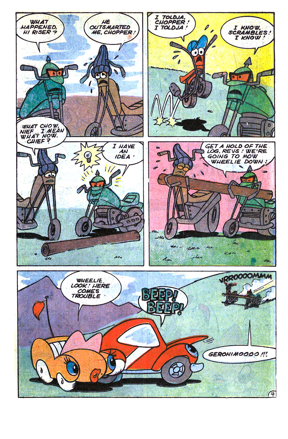 Read online Wheelie and the Chopper Bunch comic -  Issue #4 - 15