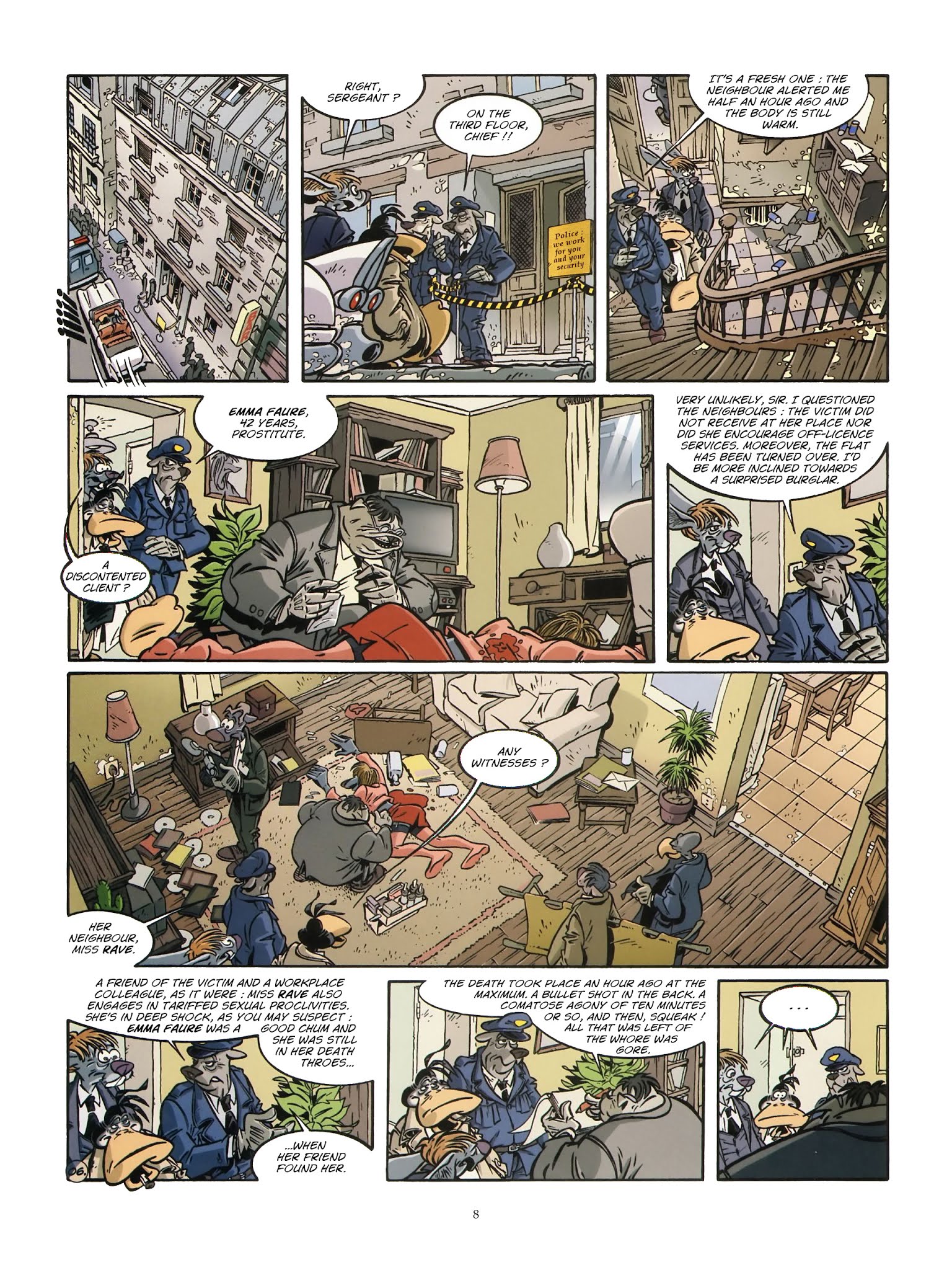 Read online Une enquête de l'inspecteur Canardo comic -  Issue #17 - 10