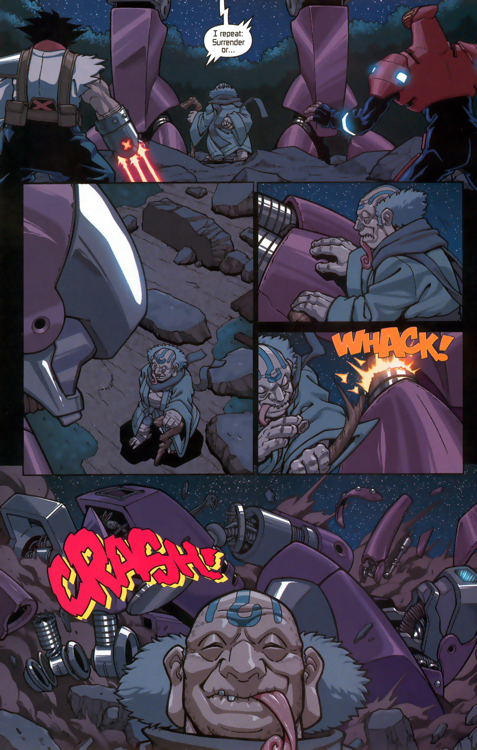 Read online X-Men: Ronin comic -  Issue #4 - 17