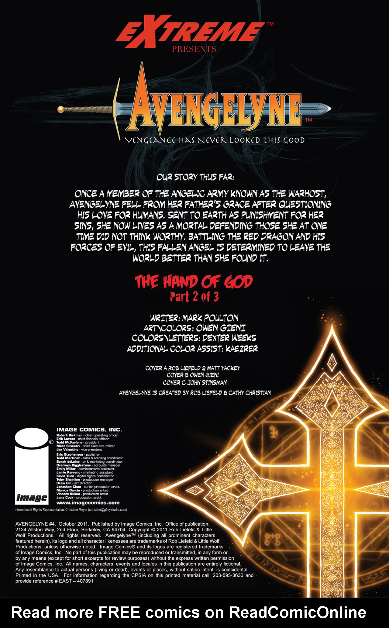 Read online Avengelyne (2011) comic -  Issue #5 - 2