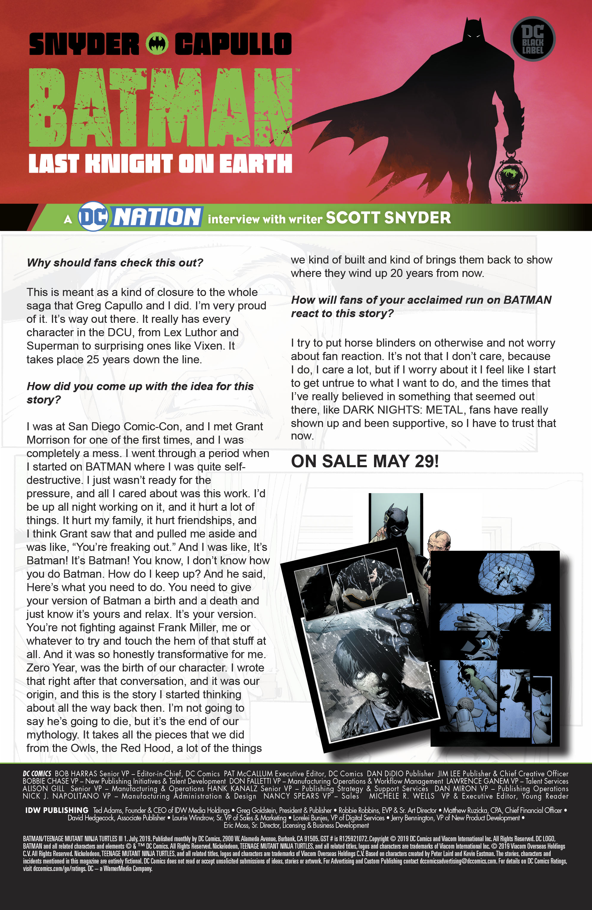 Read online Batman/Teenage Mutant Ninja Turtles III comic -  Issue #1 - 29