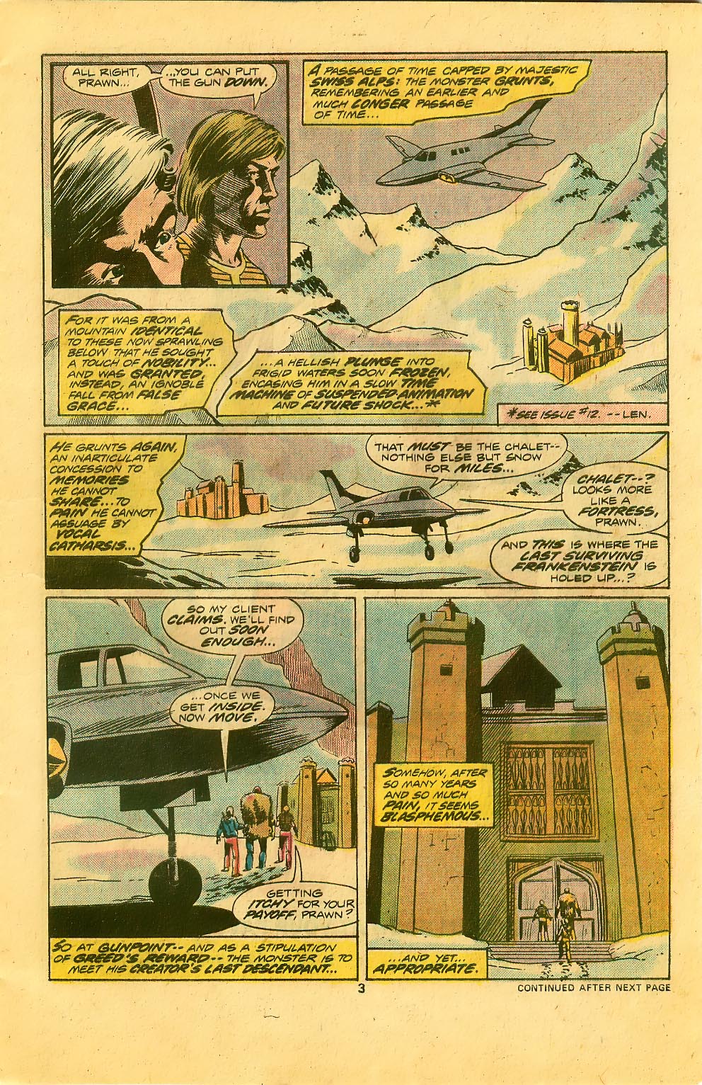 Read online Frankenstein (1973) comic -  Issue #16 - 4