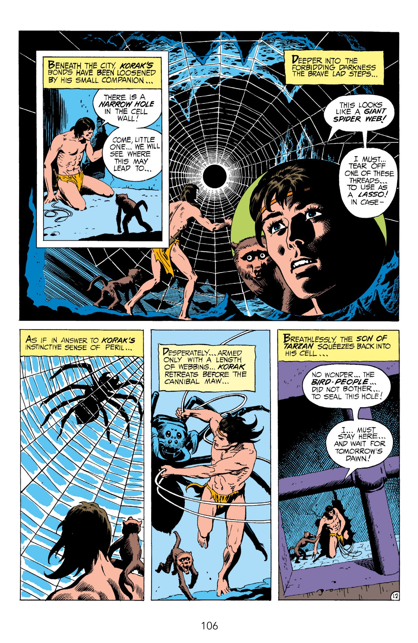 Read online Edgar Rice Burroughs' Tarzan The Joe Kubert Years comic -  Issue # TPB 3 (Part 1) - 106