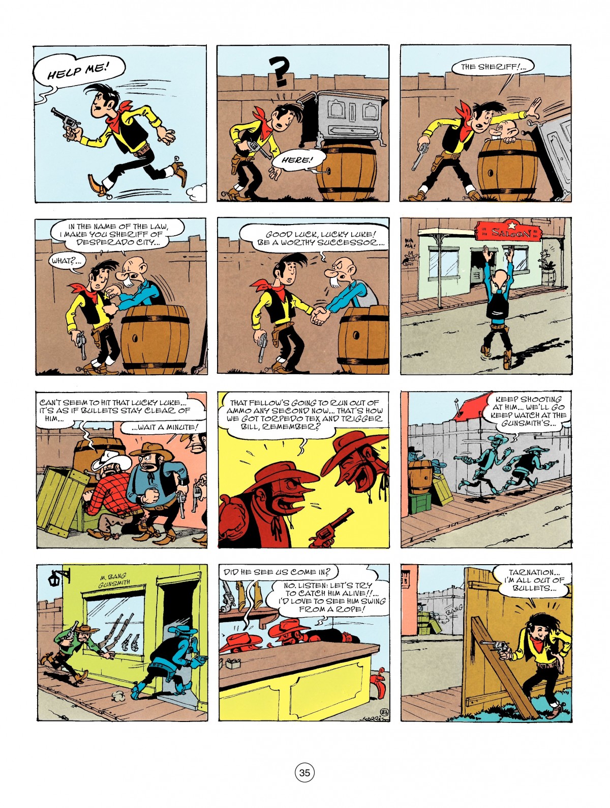 Read online A Lucky Luke Adventure comic -  Issue #54 - 35