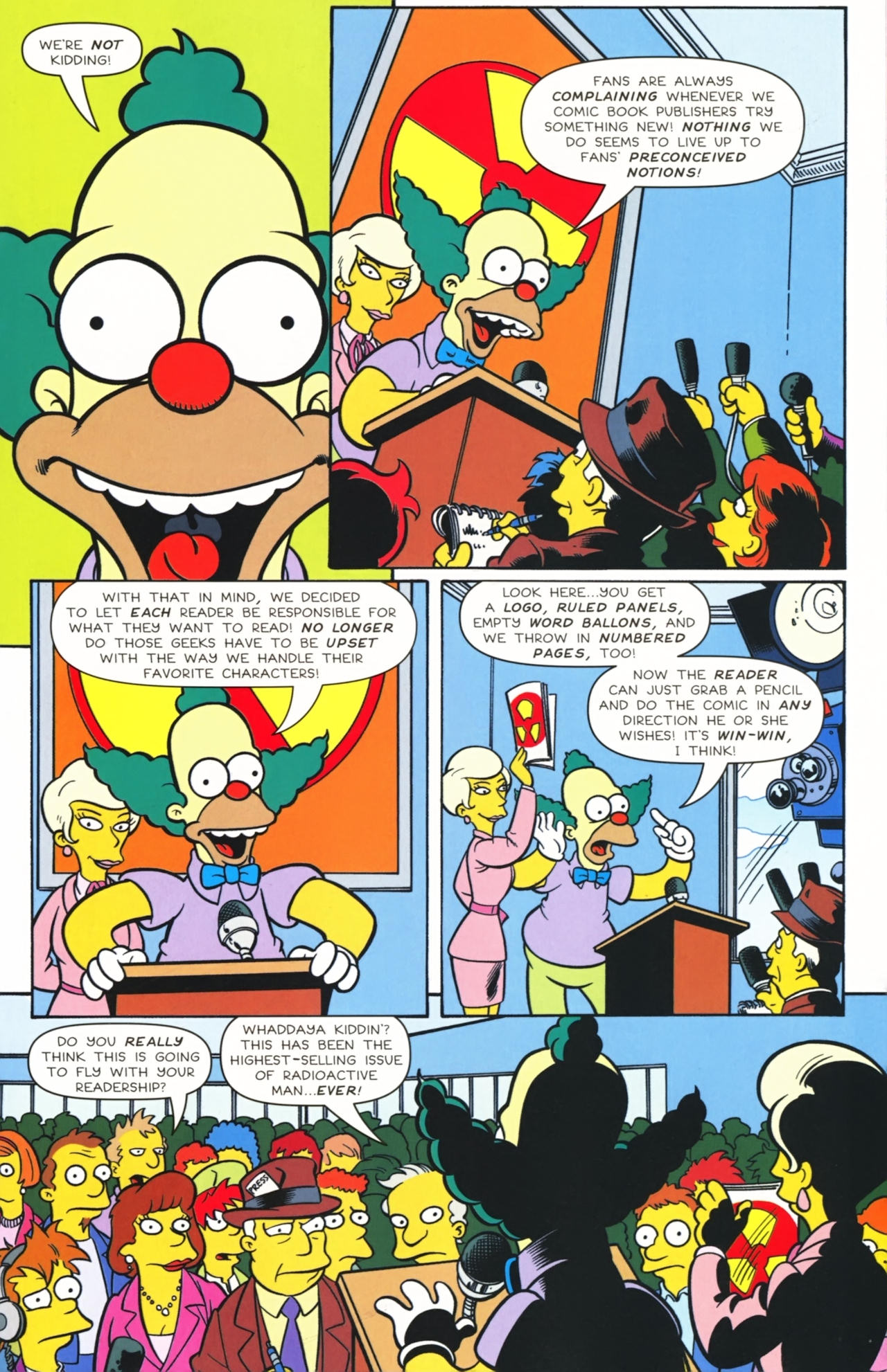 Read online Bongo Comics Presents Simpsons Super Spectacular comic -  Issue #9 - 19