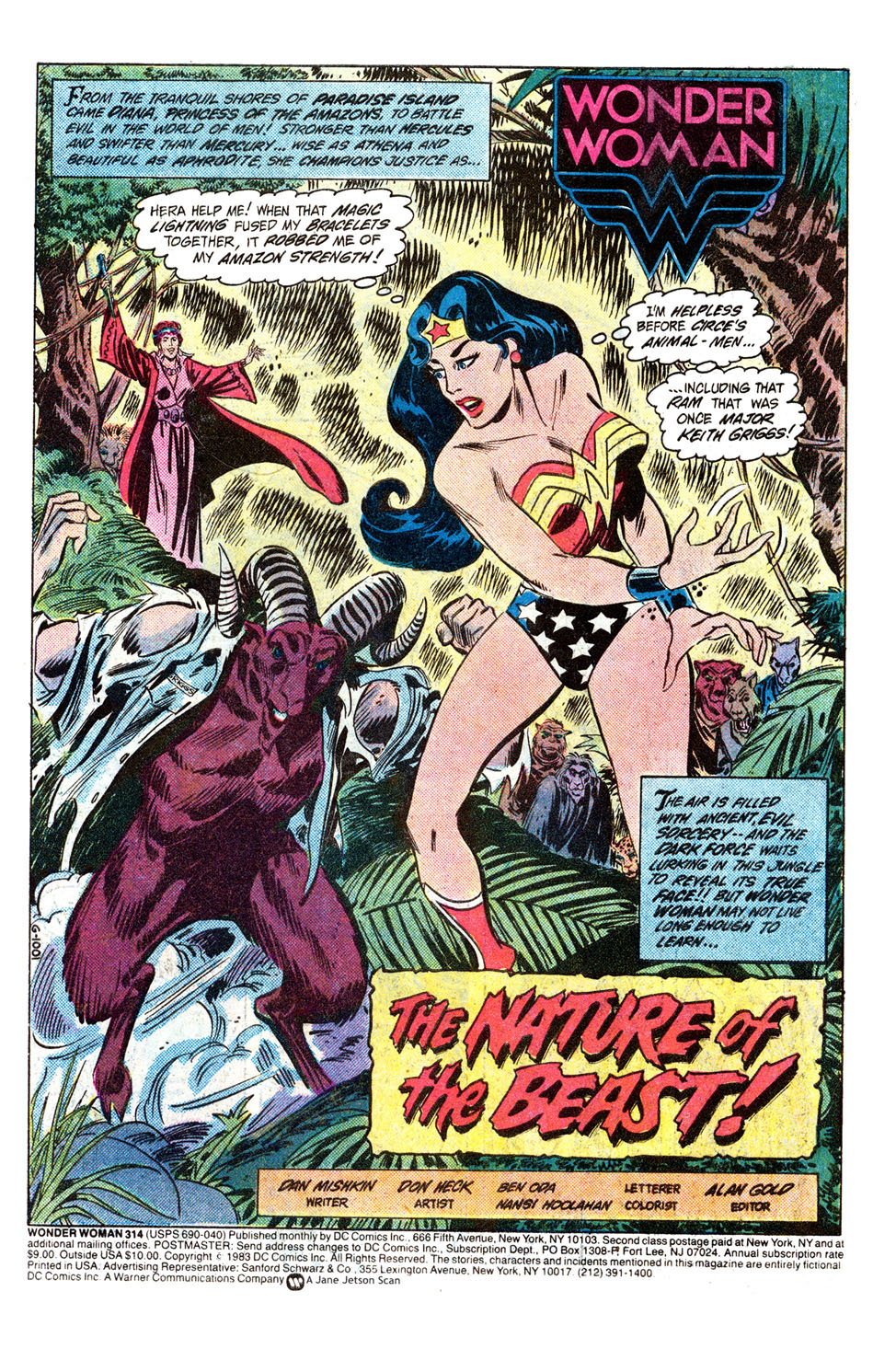 Read online Wonder Woman (1942) comic -  Issue #314 - 3