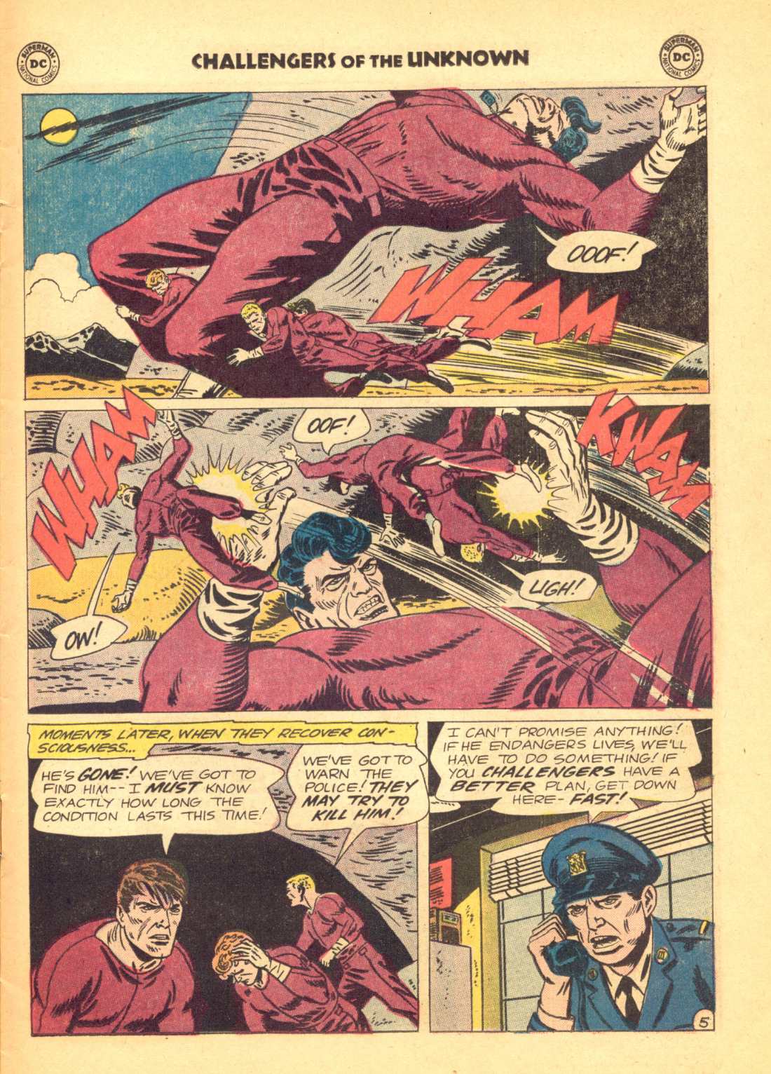 Challengers of the Unknown (1958) Issue #36 #36 - English 7