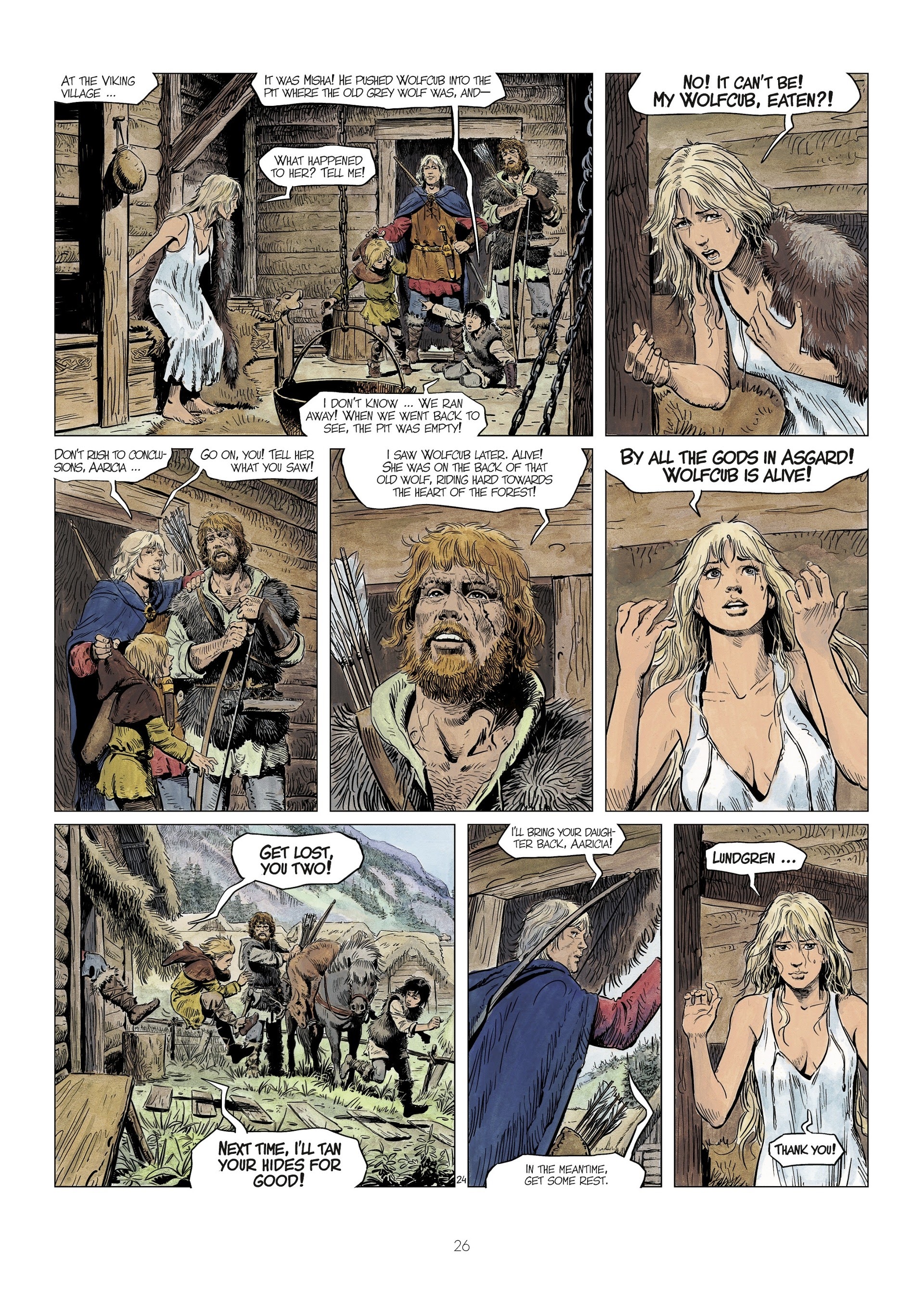 Read online The World of Thorgal: Wolfcub comic -  Issue #3 - 28