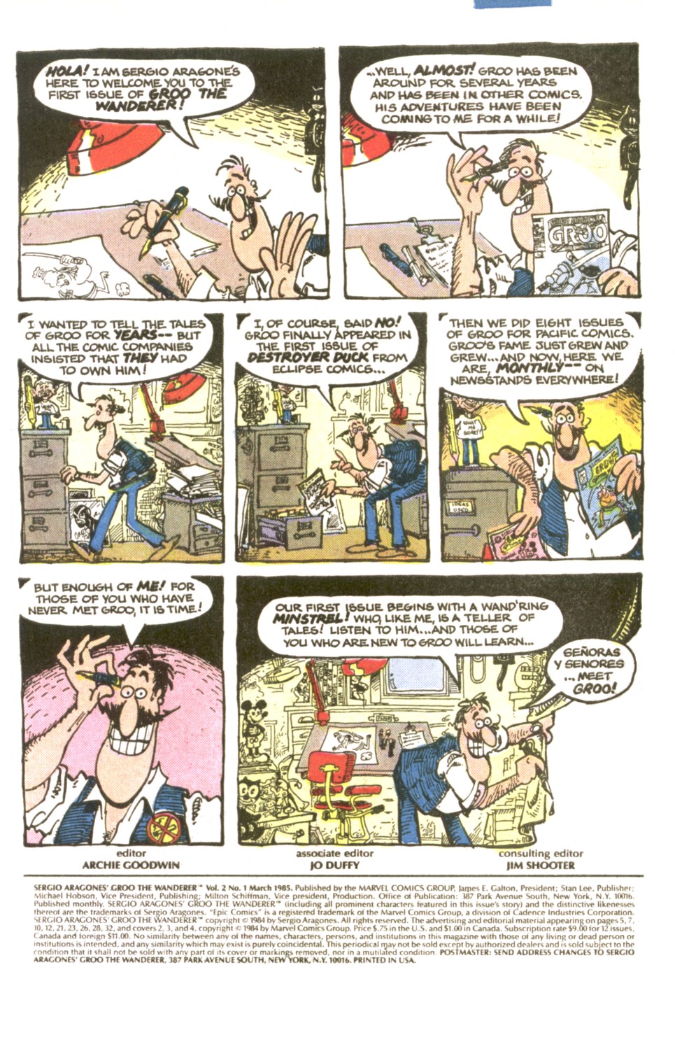 Read online Sergio Aragonés Groo the Wanderer comic -  Issue #1 - 2
