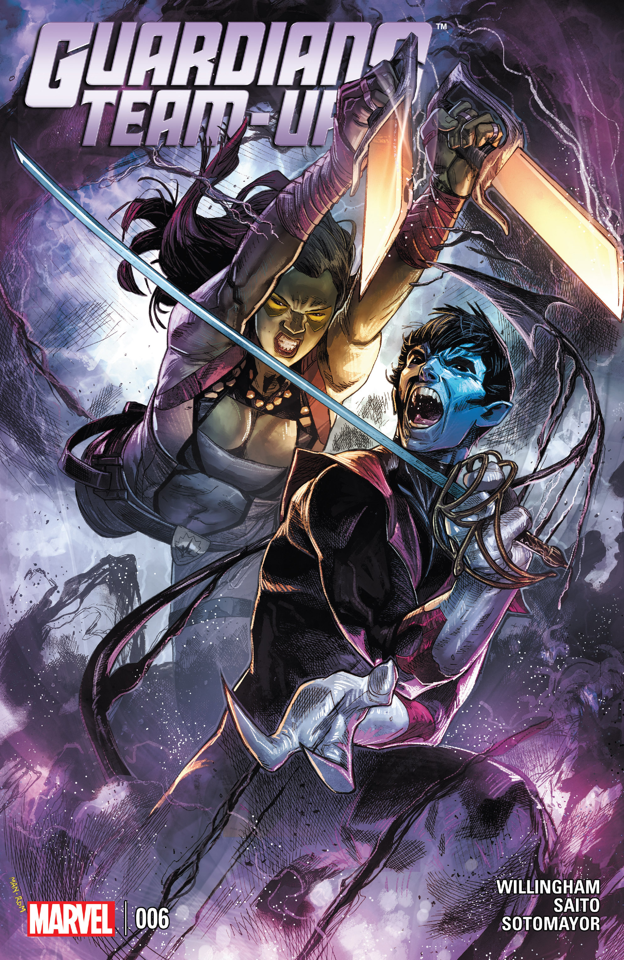 Read online Guardians Team-Up comic -  Issue #6 - 1