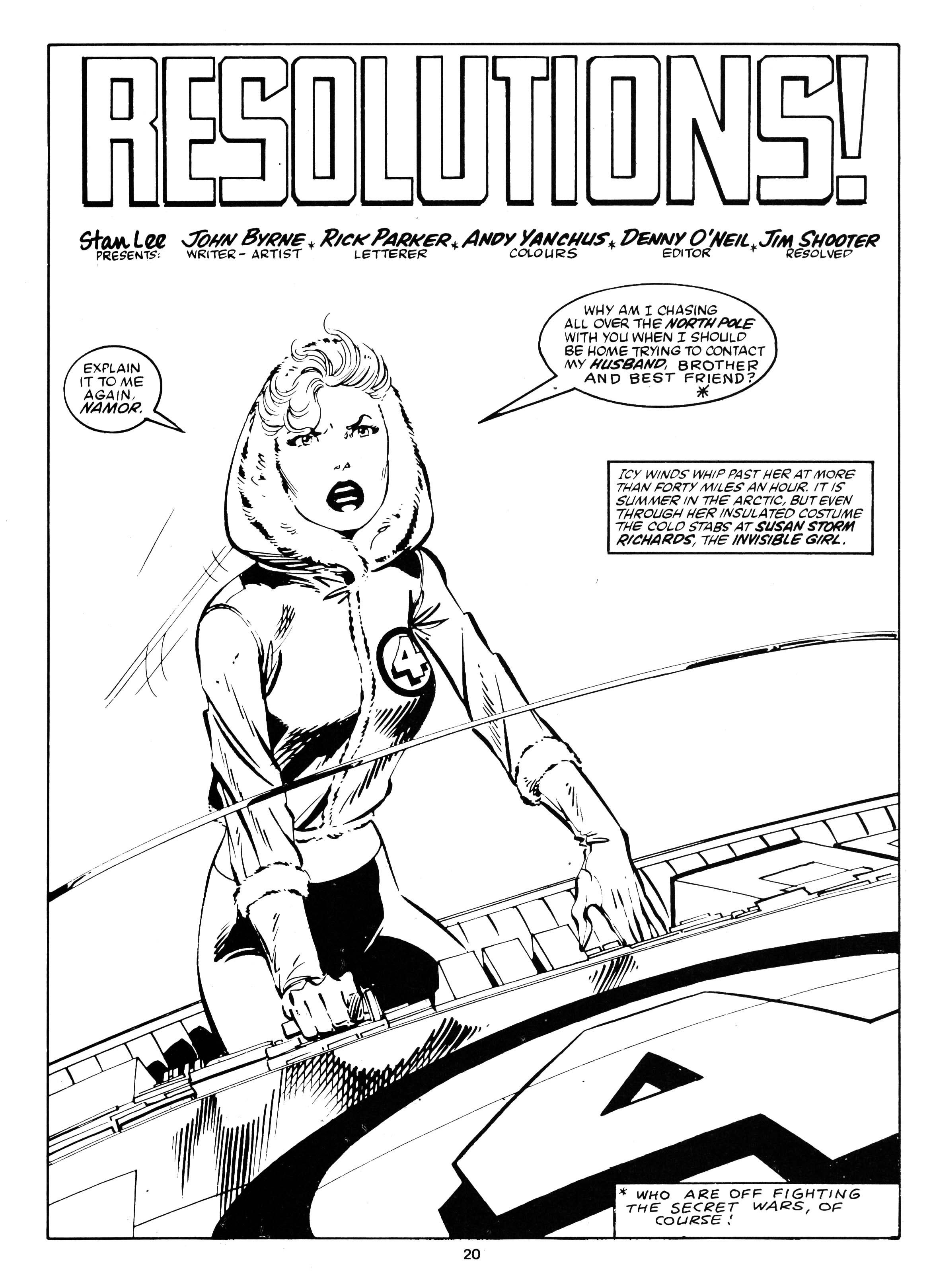 Read online Secret Wars (1985) comic -  Issue #10 - 20